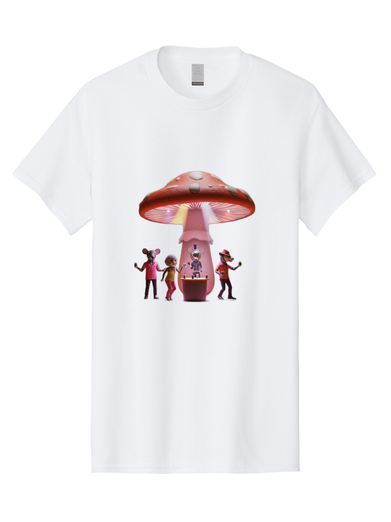 Mushroom-Bar Men'S Graphic Tee, 100% Cotton, Comfortable Casual Summer Wear, Machine Washable, Vintage Camera, Old Camera, Antique Camera, Black Camera, Classic Photography, Photography Equipment, Nostalgic Device, Film Camera, Camera Art Bak916