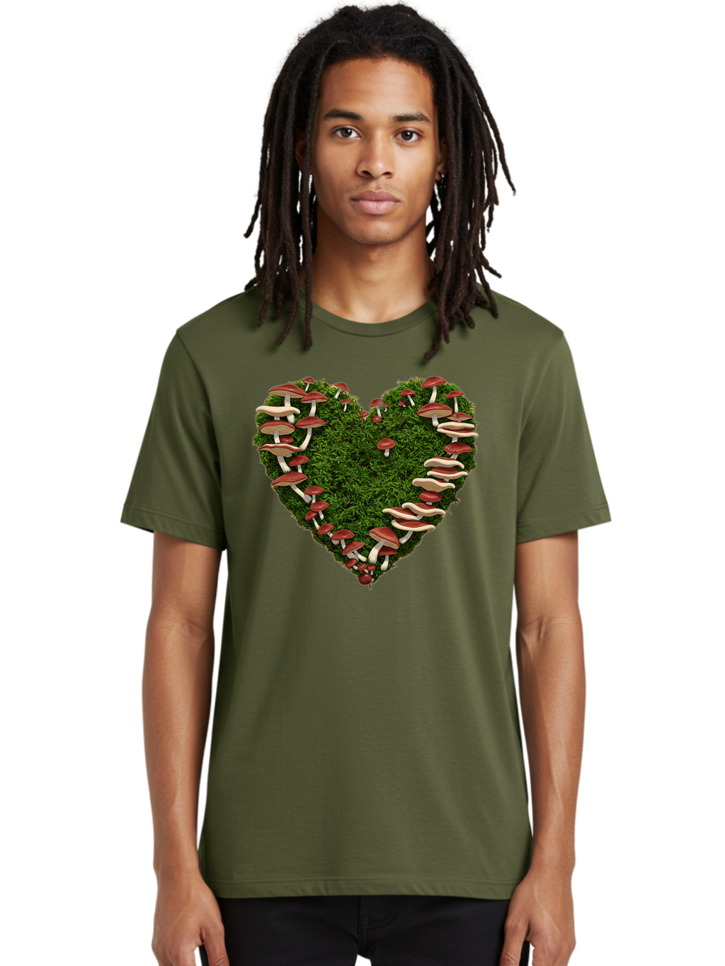 Mushroom-Heart Men'S Graphic Tee, 100% Cotton, Comfortable Casual Summer Wear, Machine Washable, Vintage Camera, Old Camera, Antique Camera, Black Camera, Classic Photography, Photography Equipment, Nostalgic Device, Film Camera, Camera Art Bak918