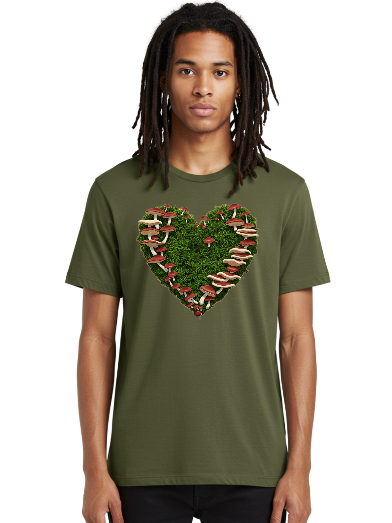 Mushroom-Heart Men'S Graphic Tee, 100% Cotton, Comfortable Casual Summer Wear, Machine Washable, Vintage Camera, Old Camera, Antique Camera, Black Camera, Classic Photography, Photography Equipment, Nostalgic Device, Film Camera, Camera Art Bak918