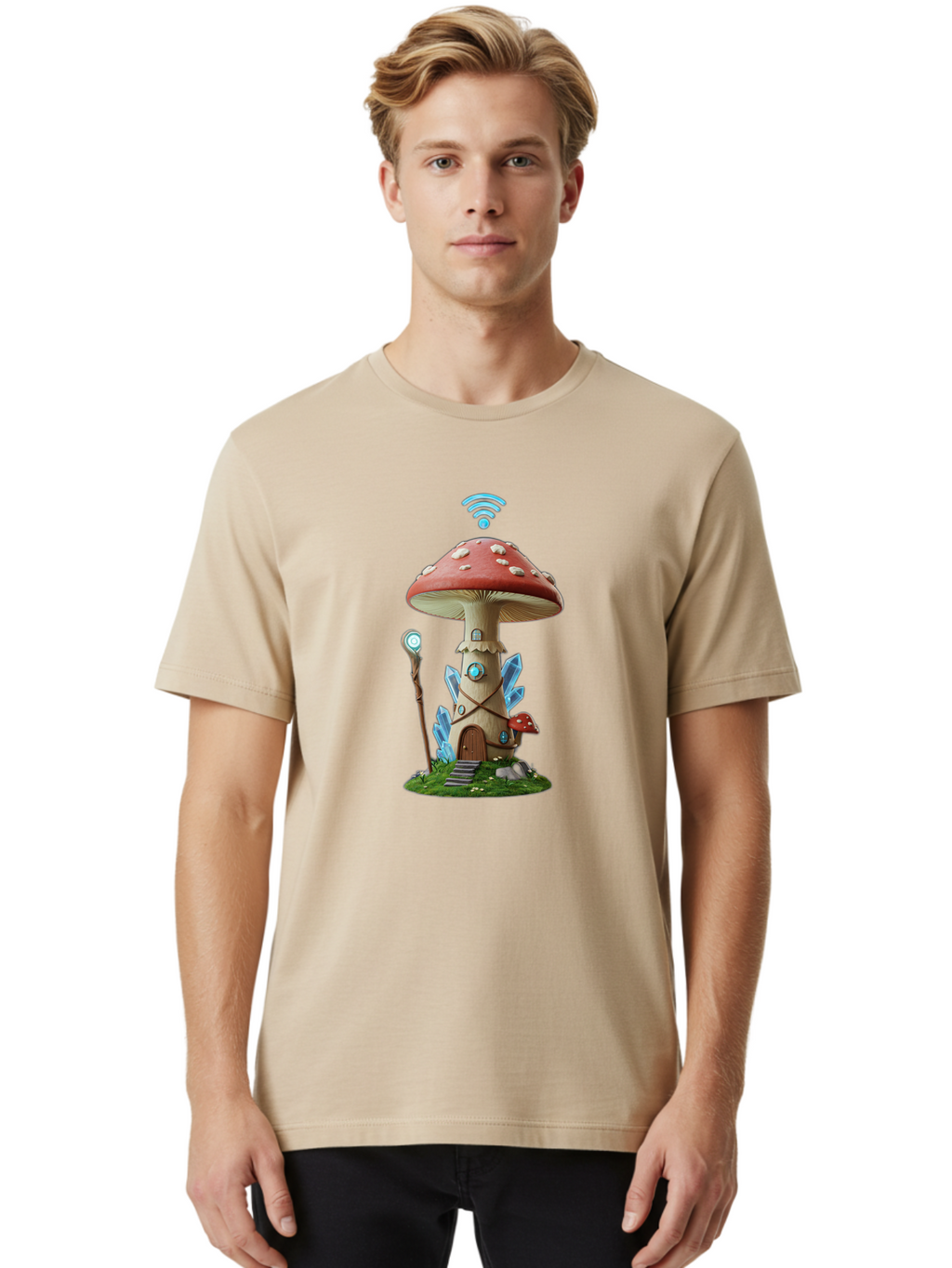 Mushroom-House Men'S Graphic Tee, 100% Cotton, Comfortable Casual Summer Wear, Machine Washable, Vintage Camera, Old Camera, Antique Camera, Black Camera, Classic Photography, Photography Equipment, Nostalgic Device, Film Camera, Camera Art Bak919