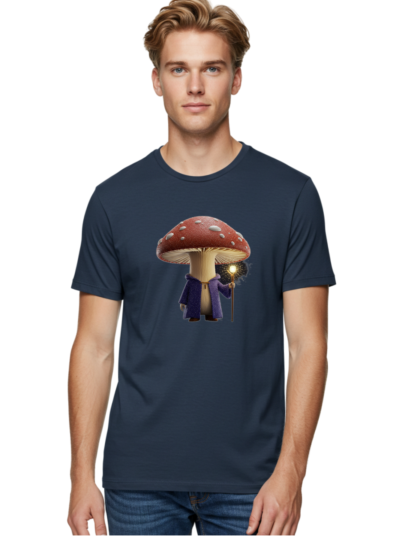 Mushroom-Wizard Men'S Graphic Tee, 100% Cotton, Comfortable Casual Summer Wear, Machine Washable, Vintage Camera, Old Camera, Antique Camera, Black Camera, Classic Photography, Photography Equipment, Nostalgic Device, Film Camera, Camera Art Bak921