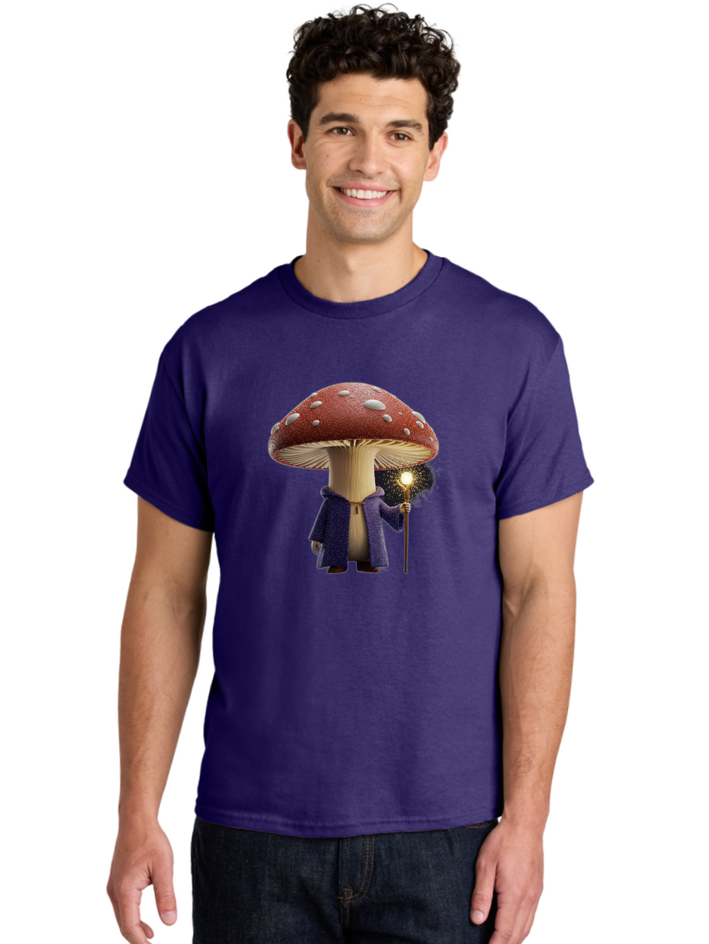Mushroom-Wizard Men'S Graphic Tee, 100% Cotton, Comfortable Casual Summer Wear, Machine Washable, Vintage Camera, Old Camera, Antique Camera, Black Camera, Classic Photography, Photography Equipment, Nostalgic Device, Film Camera, Camera Art Bak921