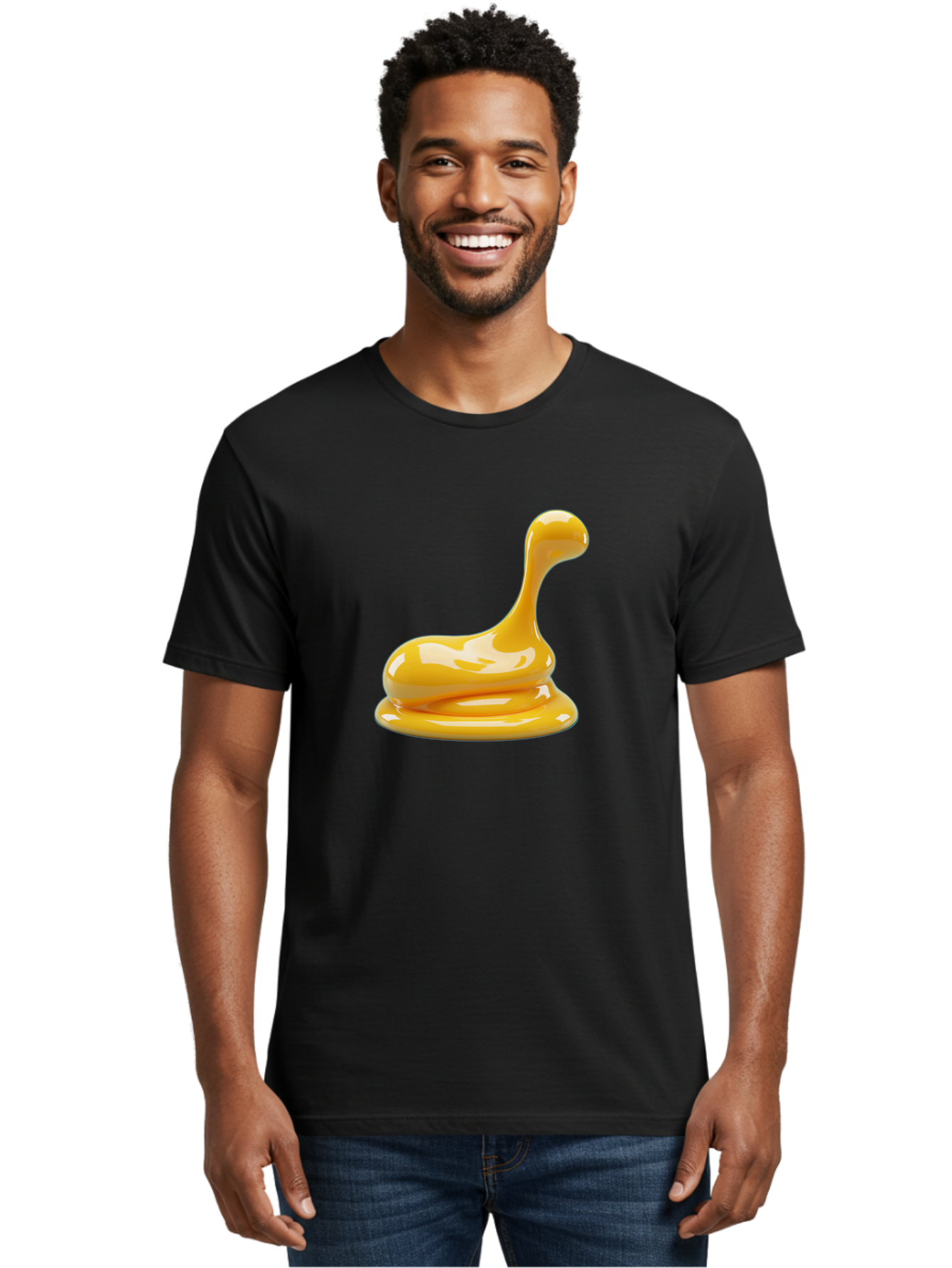 Mustard-Squirt Men'S Graphic Tee, 100% Cotton, Comfortable Casual Summer Wear, Machine Washable, Vintage Camera, Old Camera, Antique Camera, Black Camera, Classic Photography, Photography Equipment, Nostalgic Device, Film Camera, Camera Art Bak924