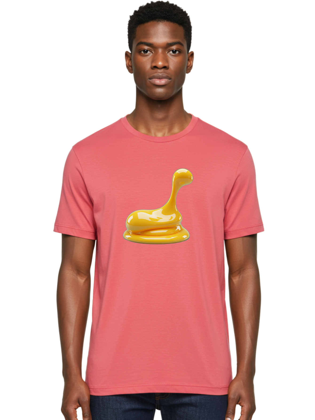 Mustard-Squirt Men'S Graphic Tee, 100% Cotton, Comfortable Casual Summer Wear, Machine Washable, Vintage Camera, Old Camera, Antique Camera, Black Camera, Classic Photography, Photography Equipment, Nostalgic Device, Film Camera, Camera Art Bak924