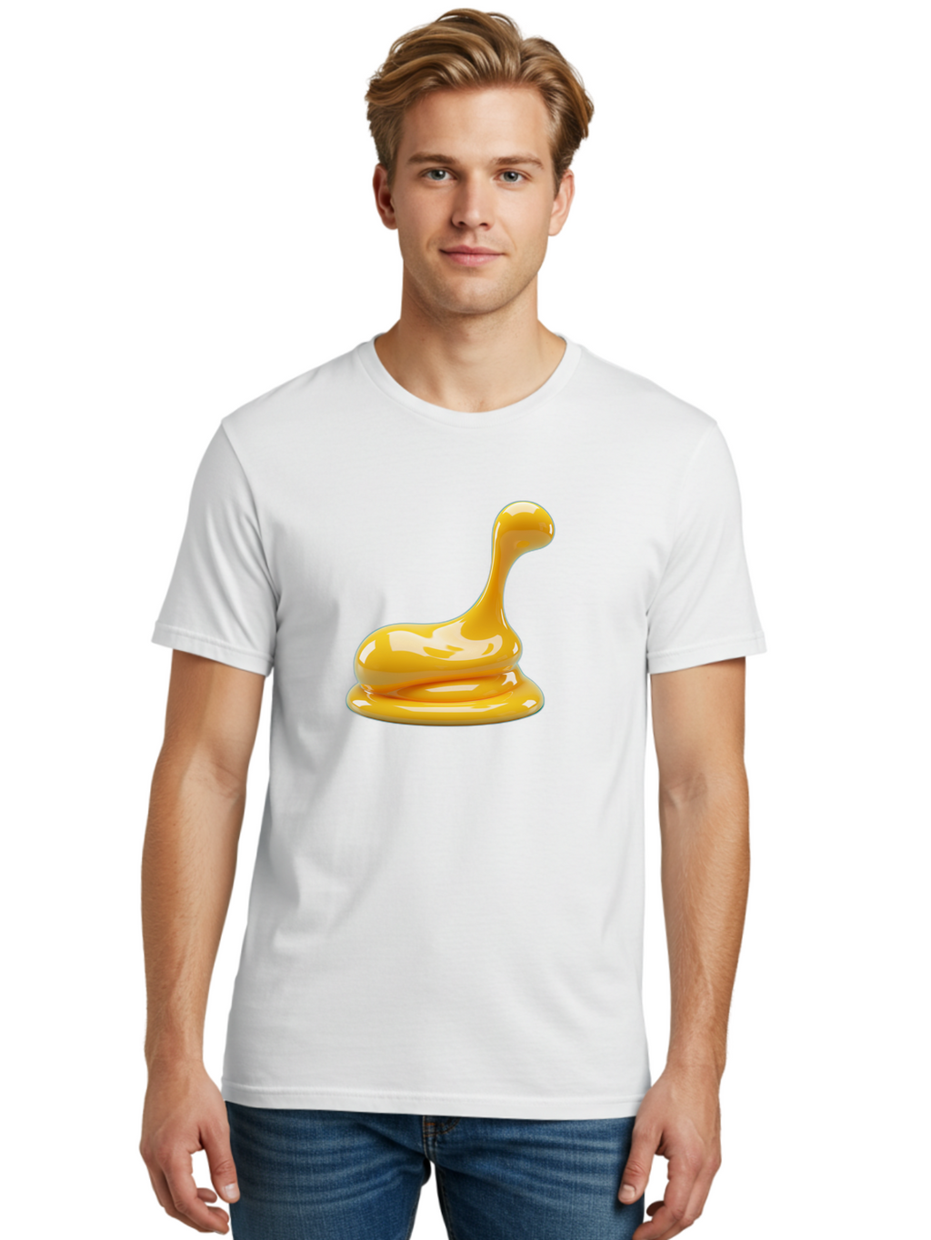 Mustard-Squirt Men'S Graphic Tee, 100% Cotton, Comfortable Casual Summer Wear, Machine Washable, Vintage Camera, Old Camera, Antique Camera, Black Camera, Classic Photography, Photography Equipment, Nostalgic Device, Film Camera, Camera Art Bak924