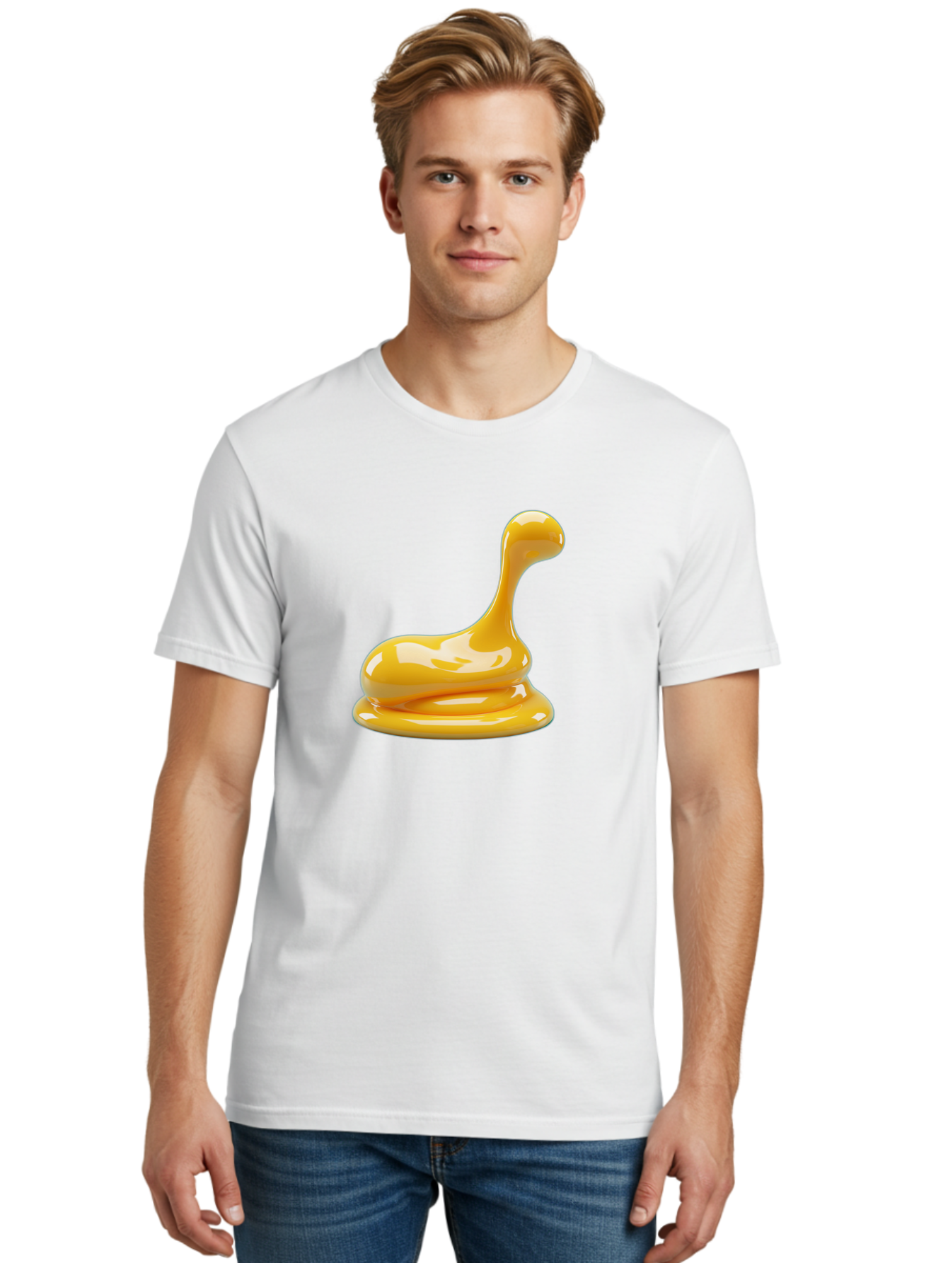 Mustard-Squirt Men'S Graphic Tee, 100% Cotton, Comfortable Casual Summer Wear, Machine Washable, Vintage Camera, Old Camera, Antique Camera, Black Camera, Classic Photography, Photography Equipment, Nostalgic Device, Film Camera, Camera Art Bak924