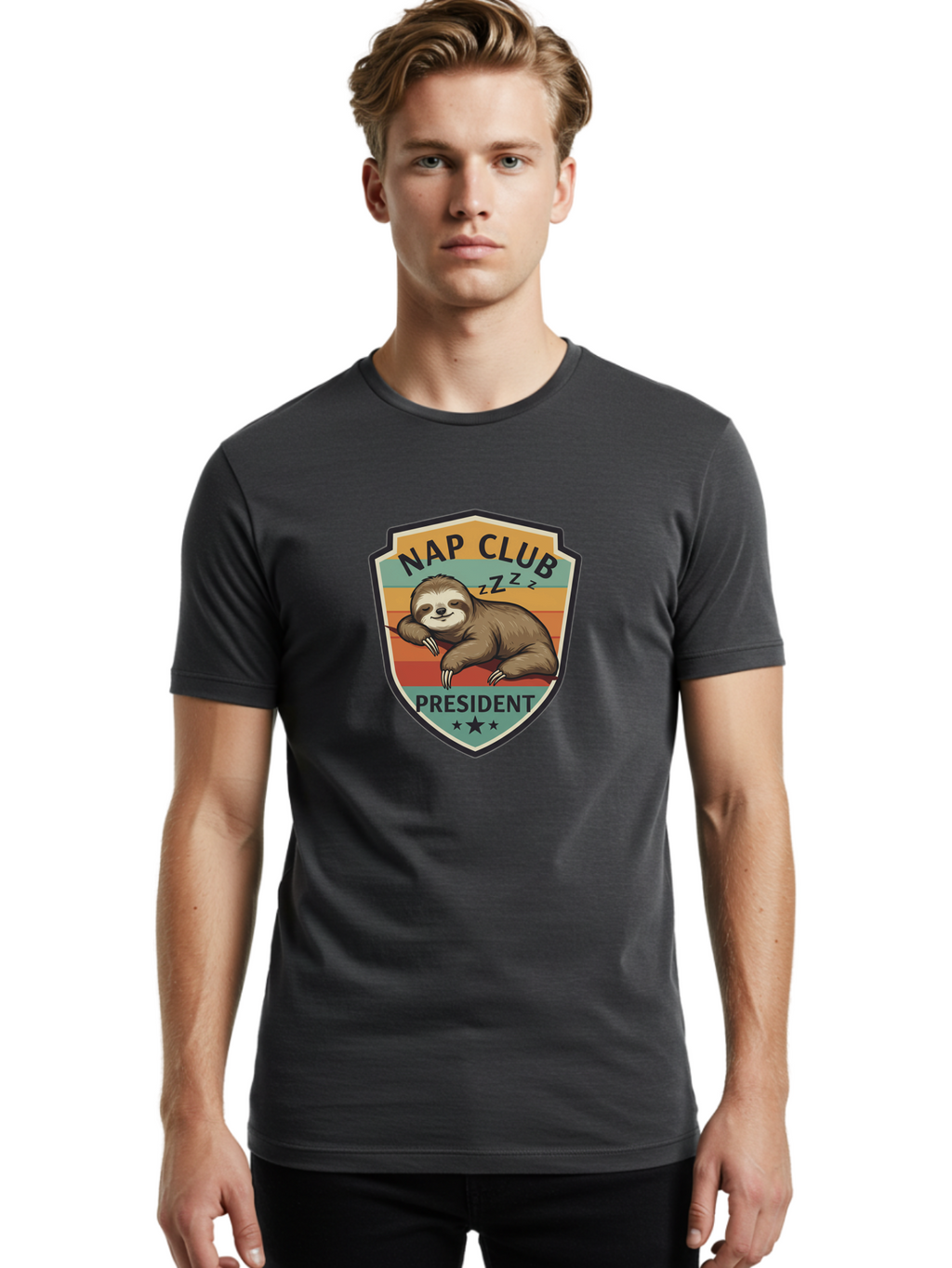 Nap-Club-President-3 Men'S Graphic Tee, 100% Cotton, Comfortable Casual Summer Wear, Machine Washable, Vintage Camera, Old Camera, Antique Camera, Black Camera, Classic Photography, Photography Equipment, Nostalgic Device, Film Camera, Bak929