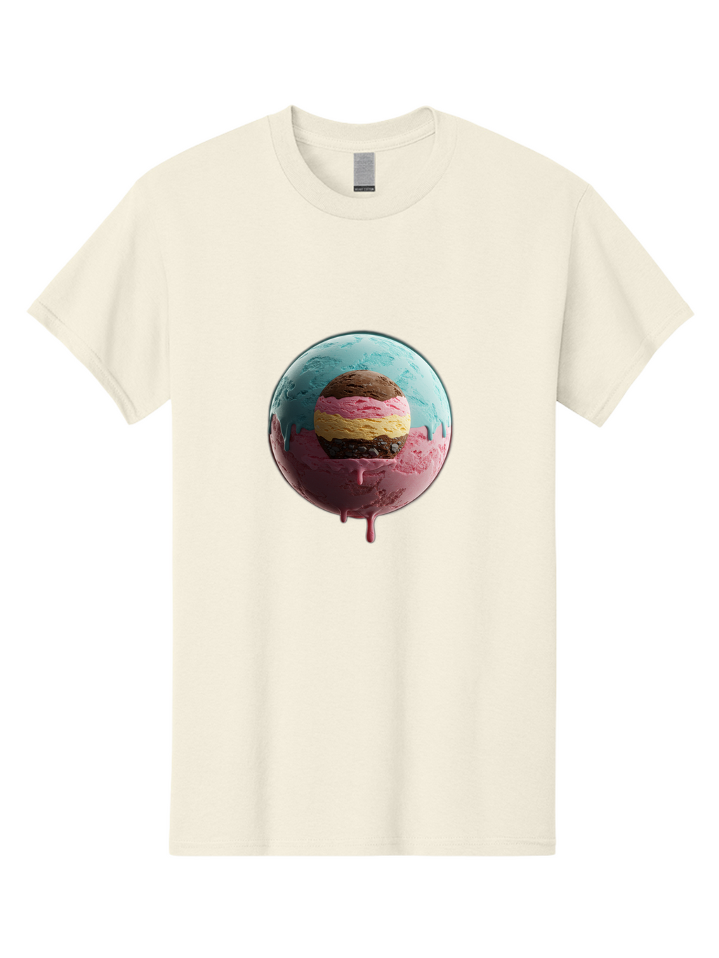 Neapolitan-Ice-Cream-Globe Men'S Graphic Tee, 100% Cotton, Comfortable Casual Summer Wear, Machine Washable, Vintage Camera, Old Camera, Antique Camera, Black Camera, Classic Photography, Photography Equipment, Nostalgic Device, Film Camera, Bak936