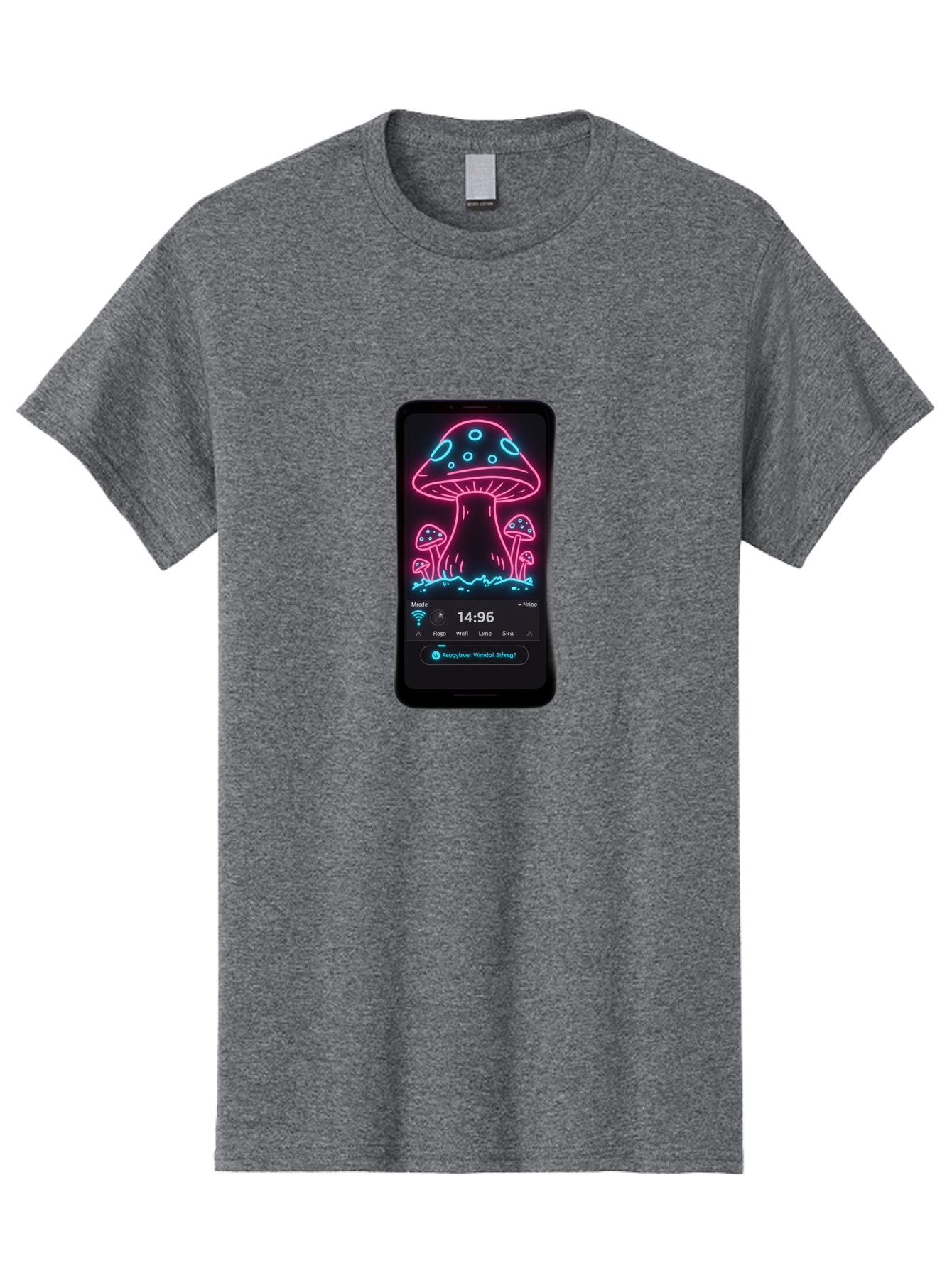 Neon-Mushrooms Men'S Graphic Tee, 100% Cotton, Comfortable Casual Summer Wear, Machine Washable, Vintage Camera, Old Camera, Antique Camera, Black Camera, Classic Photography, Photography Equipment, Nostalgic Device, Film Camera, Camera Art Bak940