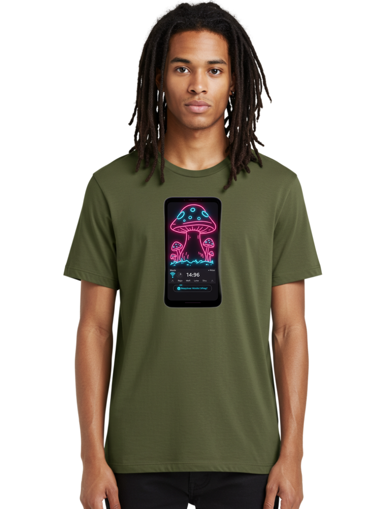Neon-Mushrooms Men'S Graphic Tee, 100% Cotton, Comfortable Casual Summer Wear, Machine Washable, Vintage Camera, Old Camera, Antique Camera, Black Camera, Classic Photography, Photography Equipment, Nostalgic Device, Film Camera, Camera Art Bak940