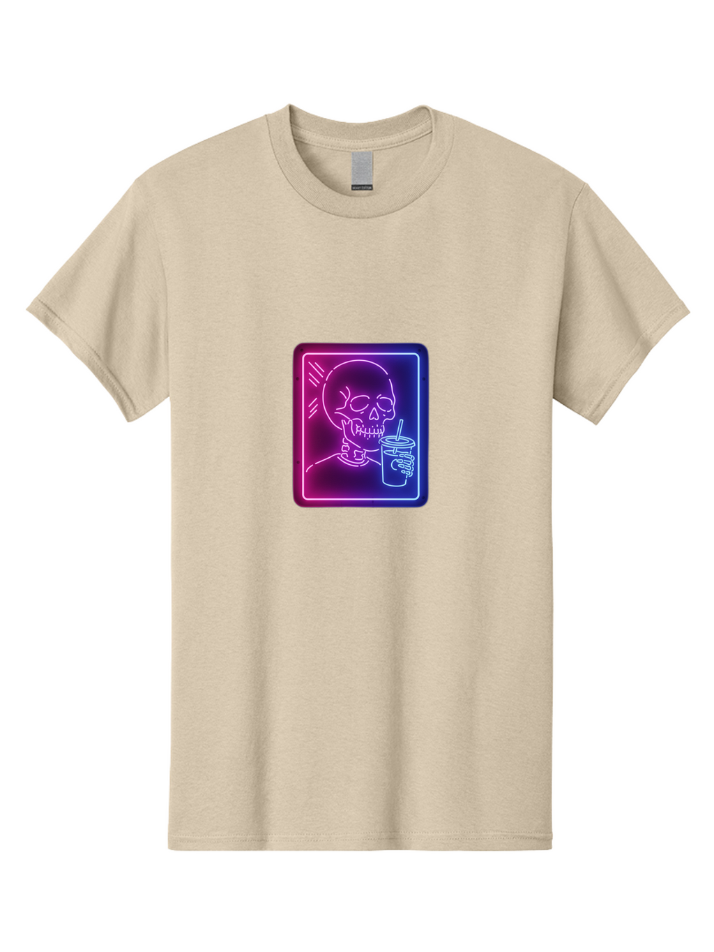 Neon-Skeleton-Drinking Men'S Graphic Tee, 100% Cotton, Comfortable Casual Summer Wear, Machine Washable, Vintage Camera, Old Camera, Antique Camera, Black Camera, Classic Photography, Photography Equipment, Nostalgic Device, Film Camera, Bak941