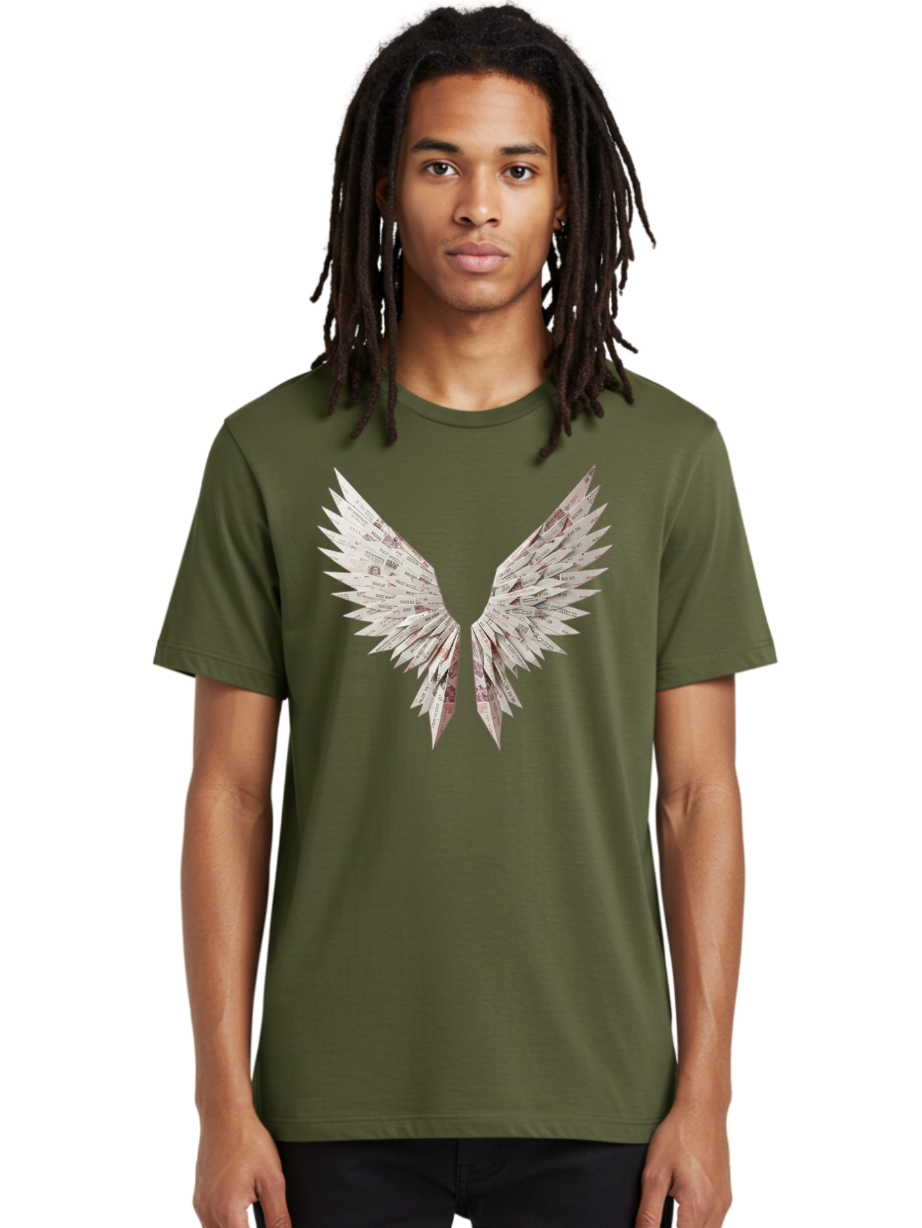 Newspaper-Wings Men'S Graphic Tee, 100% Cotton, Comfortable Casual Summer Wear, Machine Washable, Vintage Camera, Old Camera, Antique Camera, Black Camera, Classic Photography, Photography Equipment, Nostalgic Device, Film Camera, Camera Art Bak945
