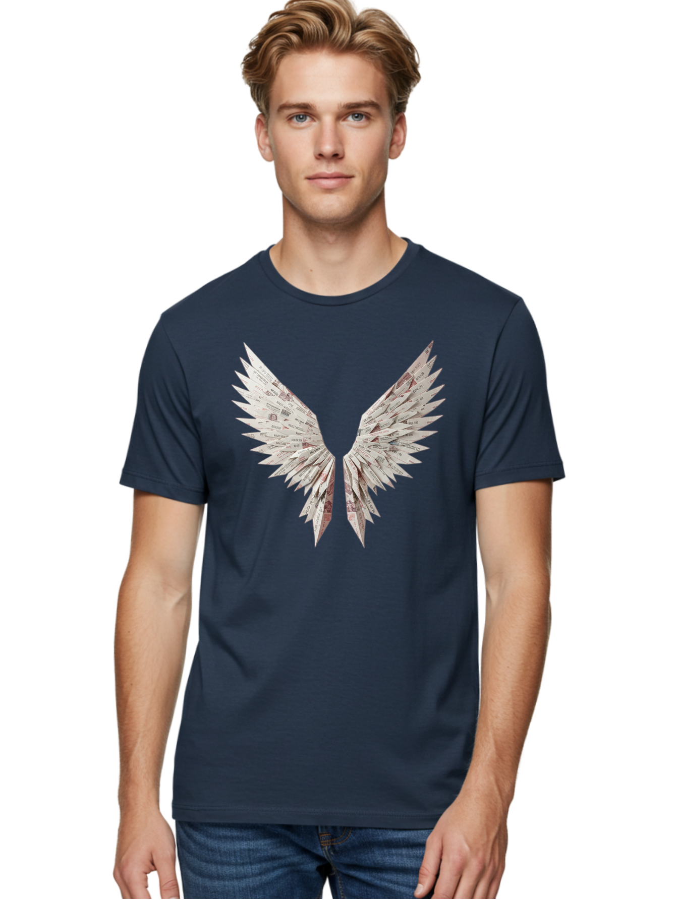 Newspaper-Wings Men'S Graphic Tee, 100% Cotton, Comfortable Casual Summer Wear, Machine Washable, Vintage Camera, Old Camera, Antique Camera, Black Camera, Classic Photography, Photography Equipment, Nostalgic Device, Film Camera, Camera Art Bak945