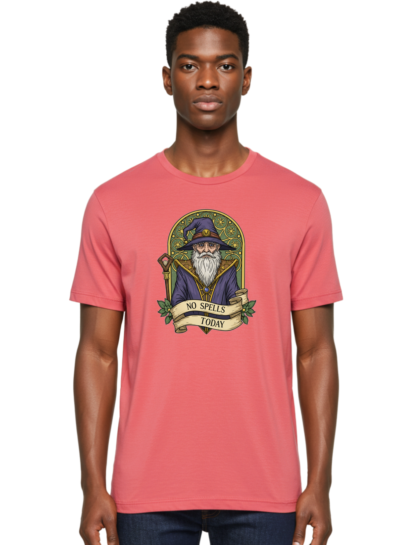 No-Spells-Today-2 Men'S Graphic Tee, 100% Cotton, Comfortable Casual Summer Wear, Machine Washable, Vintage Camera, Old Camera, Antique Camera, Black Camera, Classic Photography, Photography Equipment, Nostalgic Device, Film Camera, Camera Art Bak949
