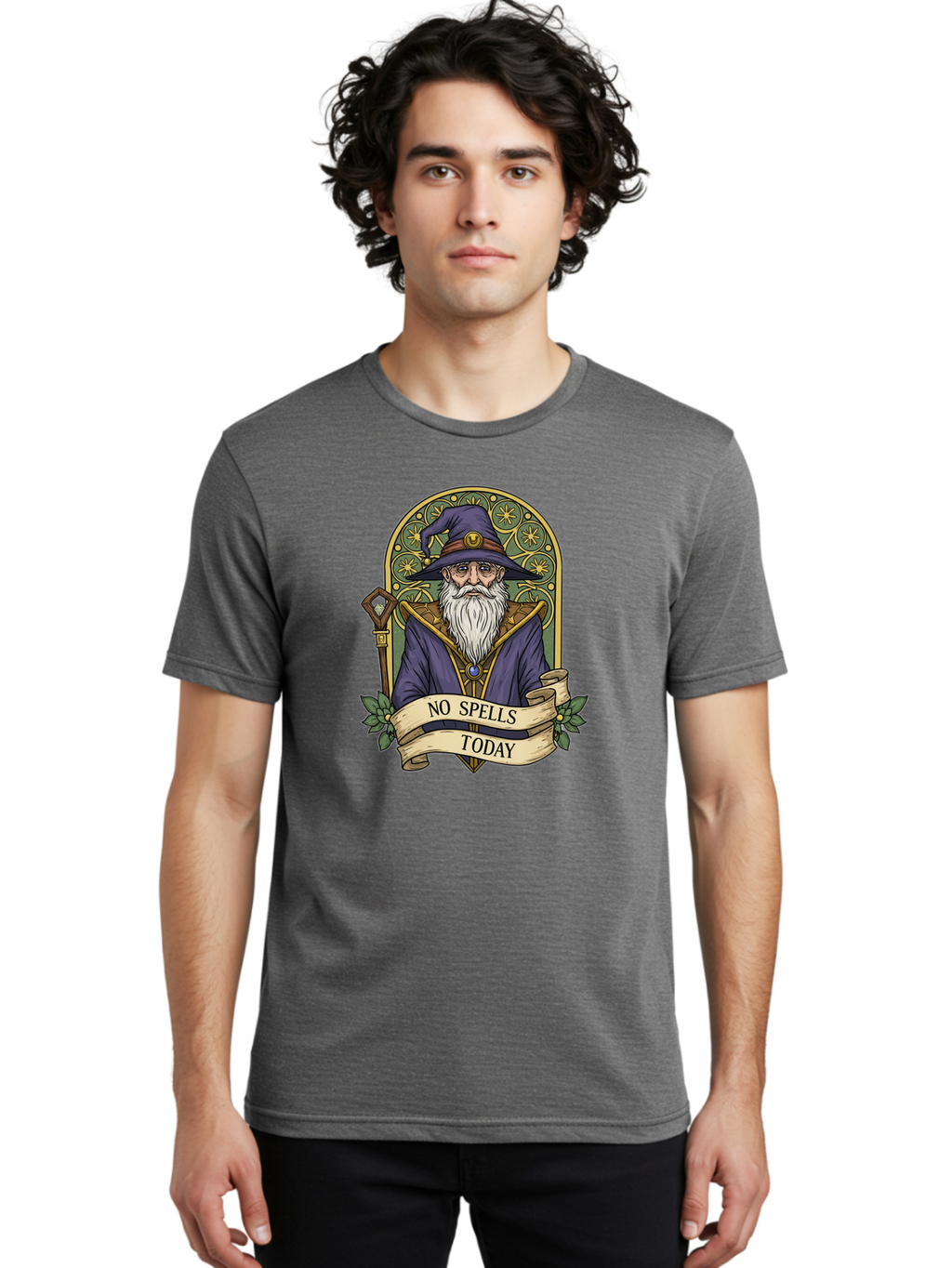 No-Spells-Today-2 Men'S Graphic Tee, 100% Cotton, Comfortable Casual Summer Wear, Machine Washable, Vintage Camera, Old Camera, Antique Camera, Black Camera, Classic Photography, Photography Equipment, Nostalgic Device, Film Camera, Camera Art Bak949