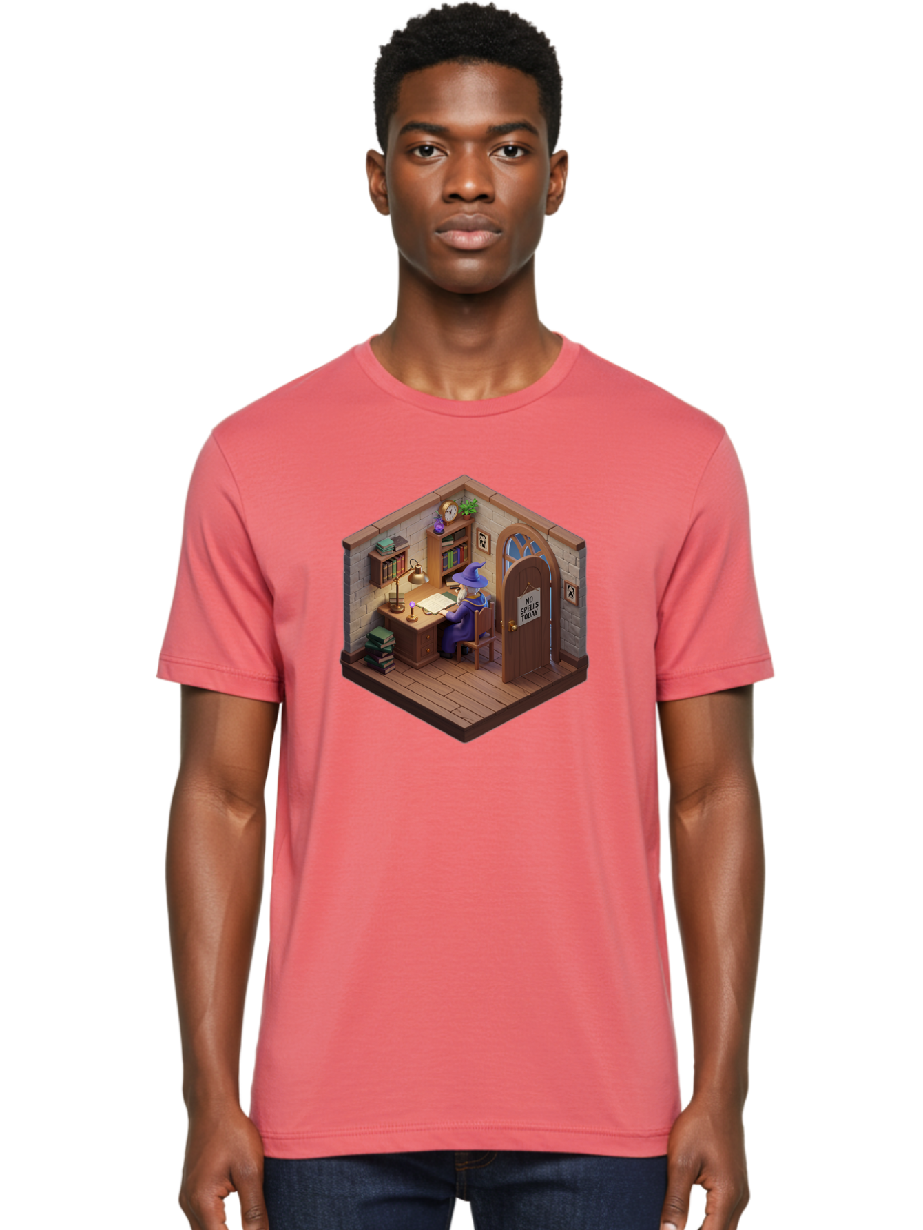 No-Spells-Today-4 Men'S Graphic Tee, 100% Cotton, Comfortable Casual Summer Wear, Machine Washable, Vintage Camera, Old Camera, Antique Camera, Black Camera, Classic Photography, Photography Equipment, Nostalgic Device, Film Camera, Camera Art Bak951
