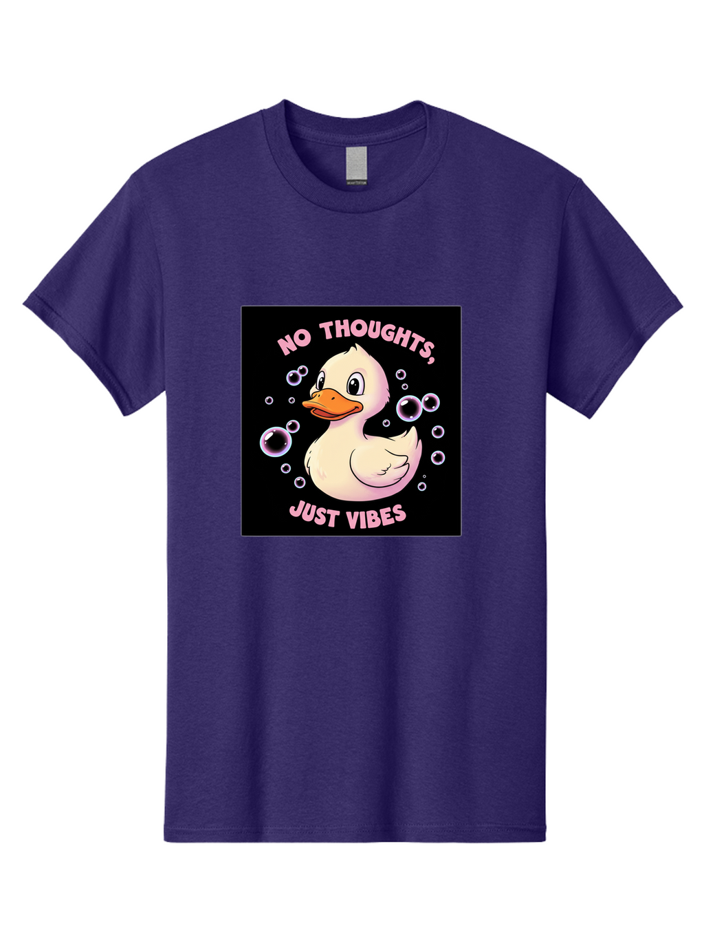 No-Thoughts-Just-Vibes-1 Men'S Graphic Tee, 100% Cotton, Comfortable Casual Summer Wear, Machine Washable, Vintage Camera, Old Camera, Antique Camera, Black Camera, Classic Photography, Photography Equipment, Nostalgic Device, Film Camera, Bak955