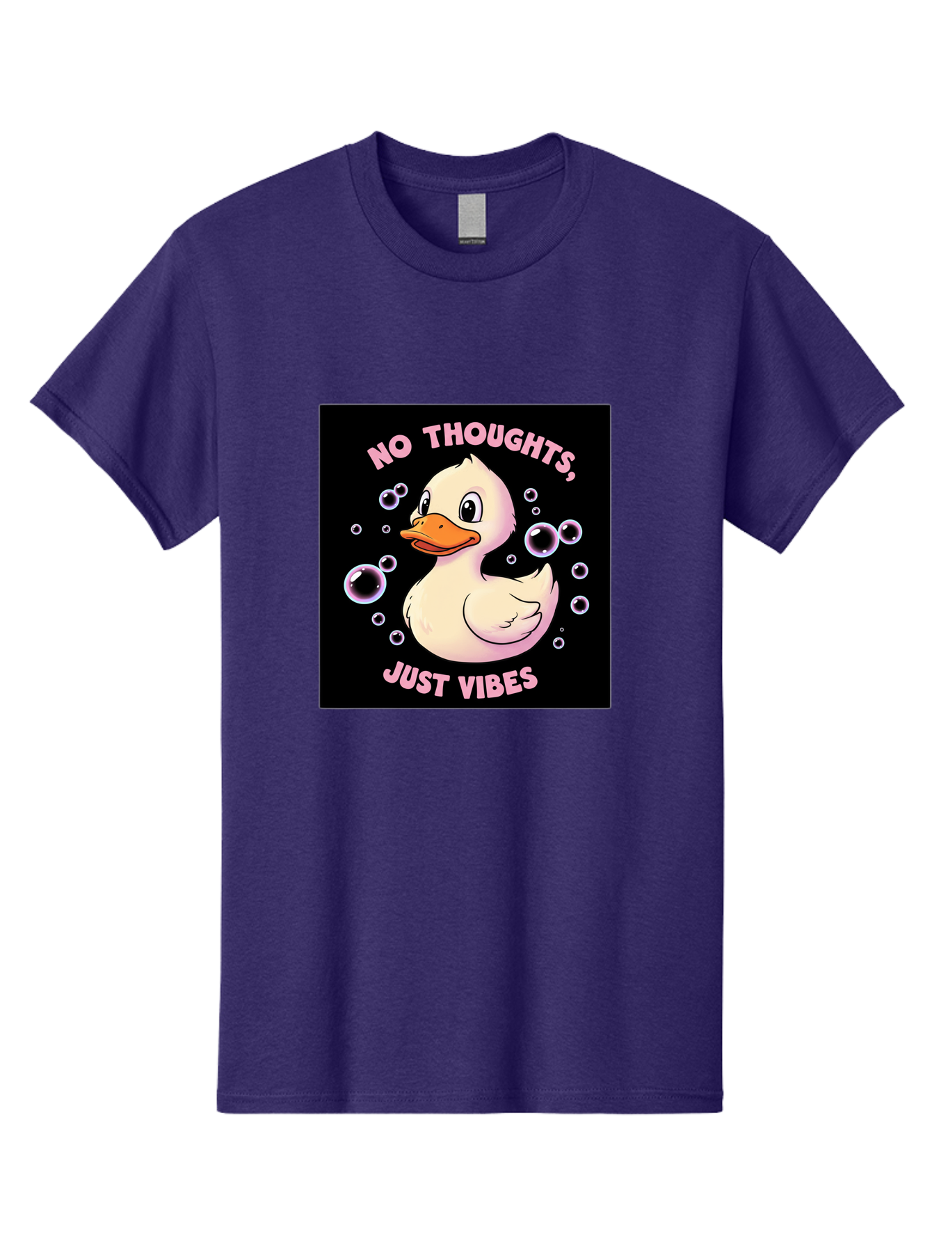 No-Thoughts-Just-Vibes-1 Men'S Graphic Tee, 100% Cotton, Comfortable Casual Summer Wear, Machine Washable, Vintage Camera, Old Camera, Antique Camera, Black Camera, Classic Photography, Photography Equipment, Nostalgic Device, Film Camera, Bak955