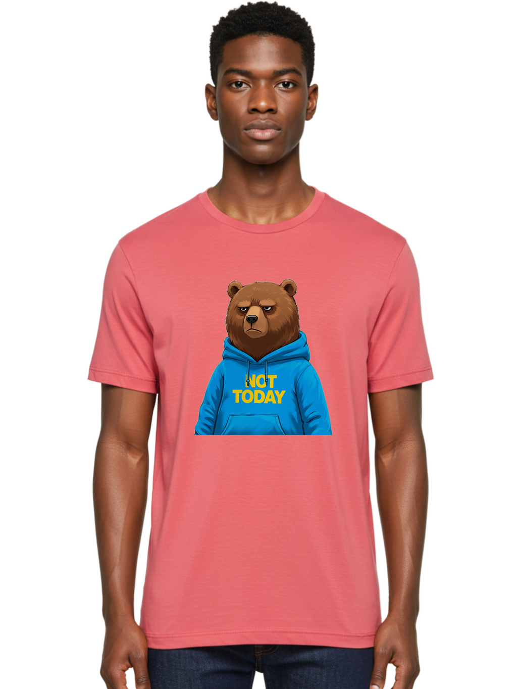 Not-Today-Bear Men'S Graphic Tee, 100% Cotton, Comfortable Casual Summer Wear, Machine Washable, Vintage Camera, Old Camera, Antique Camera, Black Camera, Classic Photography, Photography Equipment, Nostalgic Device, Film Camera, Camera Art Bak971