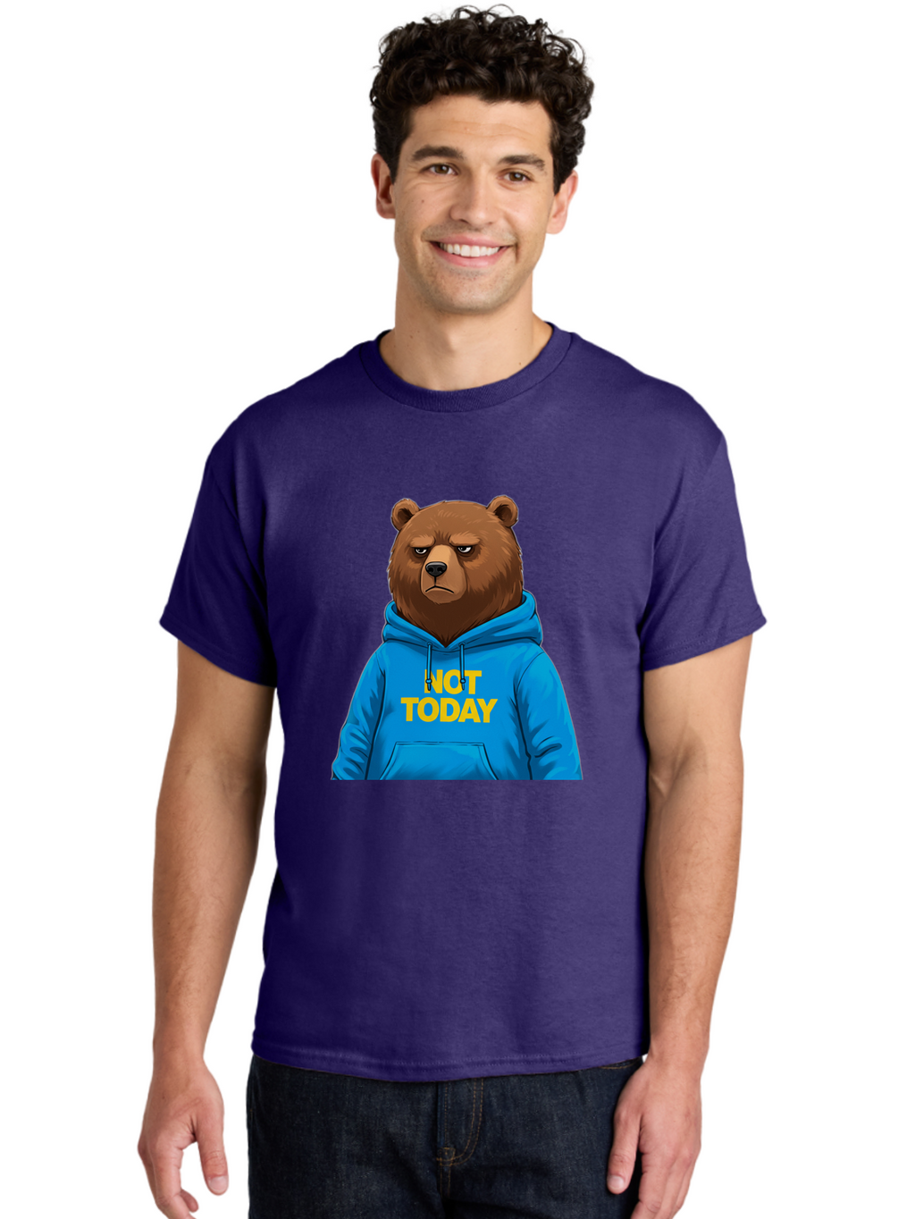 Not-Today-Bear Men'S Graphic Tee, 100% Cotton, Comfortable Casual Summer Wear, Machine Washable, Vintage Camera, Old Camera, Antique Camera, Black Camera, Classic Photography, Photography Equipment, Nostalgic Device, Film Camera, Camera Art Bak971