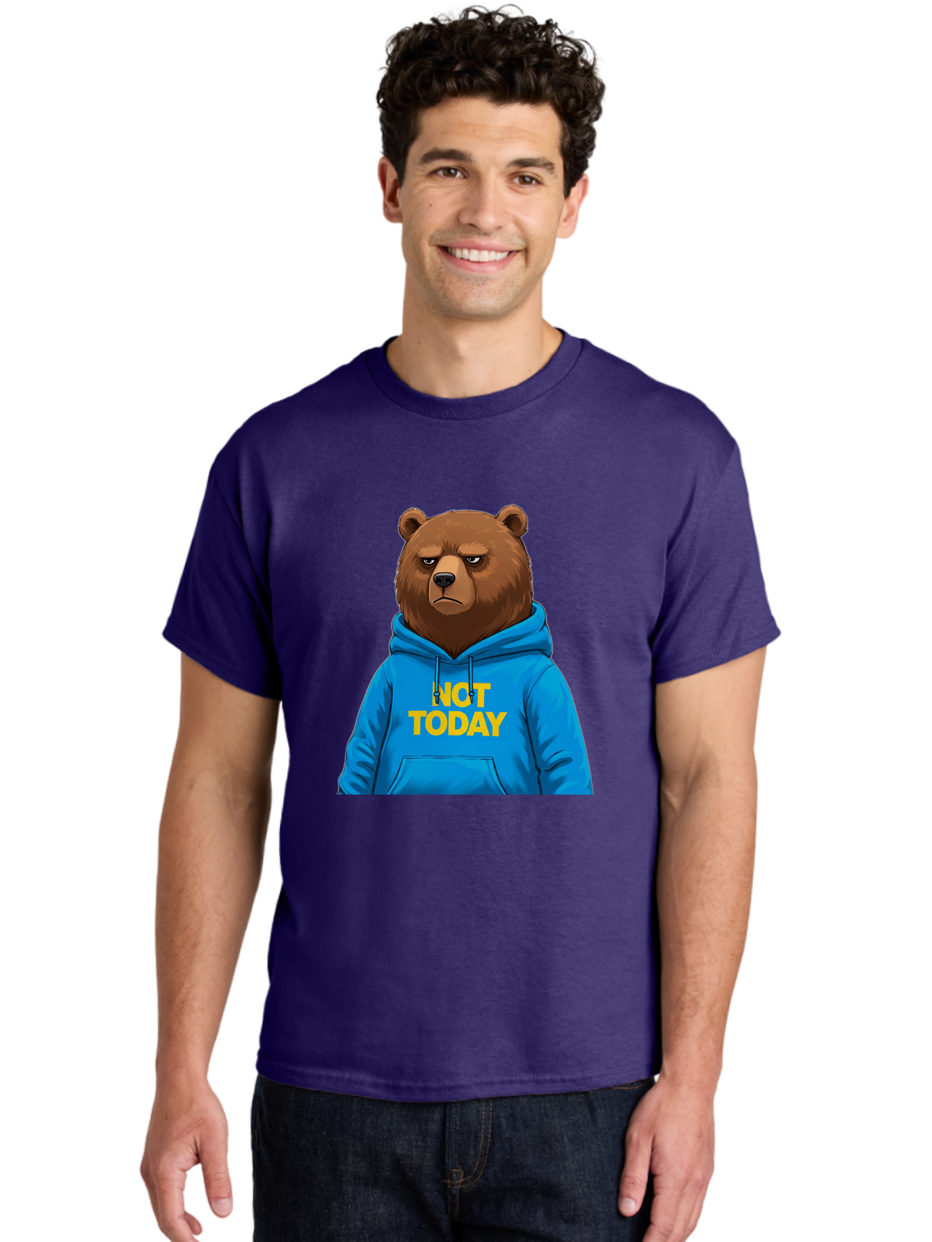 Not-Today-Bear Men'S Graphic Tee, 100% Cotton, Comfortable Casual Summer Wear, Machine Washable, Vintage Camera, Old Camera, Antique Camera, Black Camera, Classic Photography, Photography Equipment, Nostalgic Device, Film Camera, Camera Art Bak971