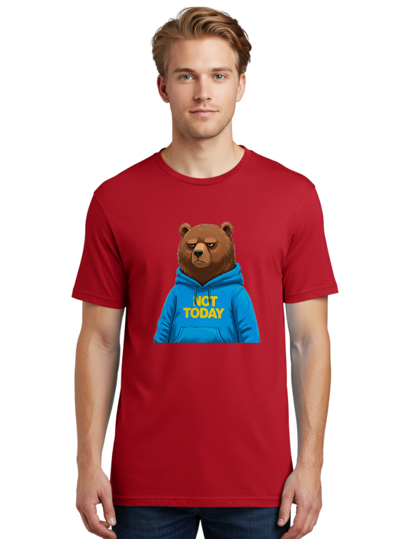 Not-Today-Bear Men'S Graphic Tee, 100% Cotton, Comfortable Casual Summer Wear, Machine Washable, Vintage Camera, Old Camera, Antique Camera, Black Camera, Classic Photography, Photography Equipment, Nostalgic Device, Film Camera, Camera Art Bak971