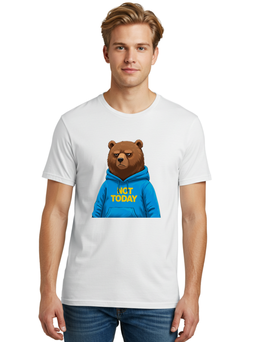 Not-Today-Bear Men'S Graphic Tee, 100% Cotton, Comfortable Casual Summer Wear, Machine Washable, Vintage Camera, Old Camera, Antique Camera, Black Camera, Classic Photography, Photography Equipment, Nostalgic Device, Film Camera, Camera Art Bak971