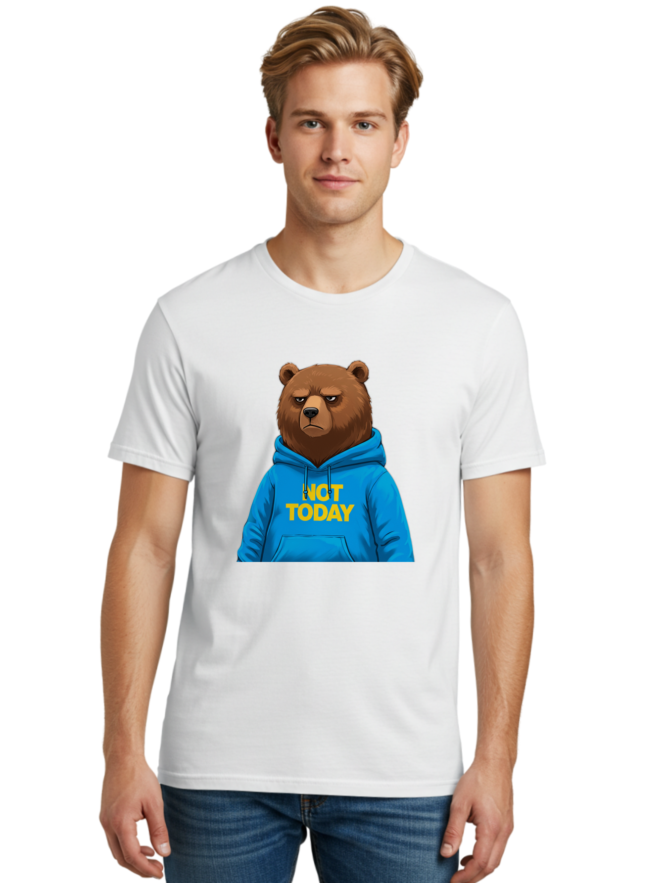 Not-Today-Bear Men'S Graphic Tee, 100% Cotton, Comfortable Casual Summer Wear, Machine Washable, Vintage Camera, Old Camera, Antique Camera, Black Camera, Classic Photography, Photography Equipment, Nostalgic Device, Film Camera, Camera Art Bak971