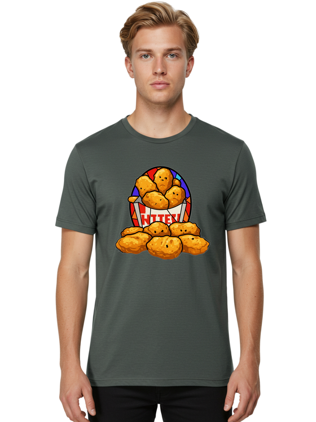 Ntter-Fried-Chicken Men'S Graphic Tee, 100% Cotton, Comfortable Casual Summer Wear, Machine Washable, Vintage Camera, Old Camera, Antique Camera, Black Camera, Classic Photography, Photography Equipment, Nostalgic Device, Film Camera, Bak975
