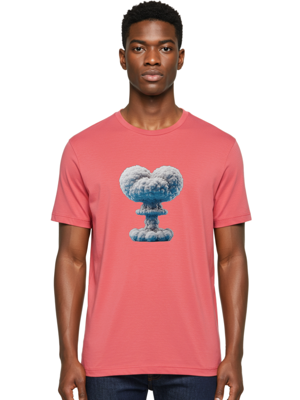 Nuclear-Explosion-4 Men'S Graphic Tee, 100% Cotton, Comfortable Casual Summer Wear, Machine Washable, Vintage Camera, Old Camera, Antique Camera, Black Camera, Classic Photography, Photography Equipment, Nostalgic Device, Film Camera, Bak979