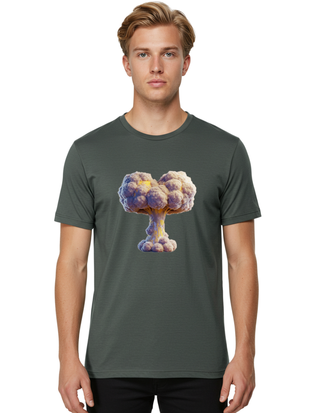 Nuclear-Explosion Men'S Graphic Tee, 100% Cotton, Comfortable Casual Summer Wear, Machine Washable, Vintage Camera, Old Camera, Antique Camera, Black Camera, Classic Photography, Photography Equipment, Nostalgic Device, Film Camera, Camera Art Bak981