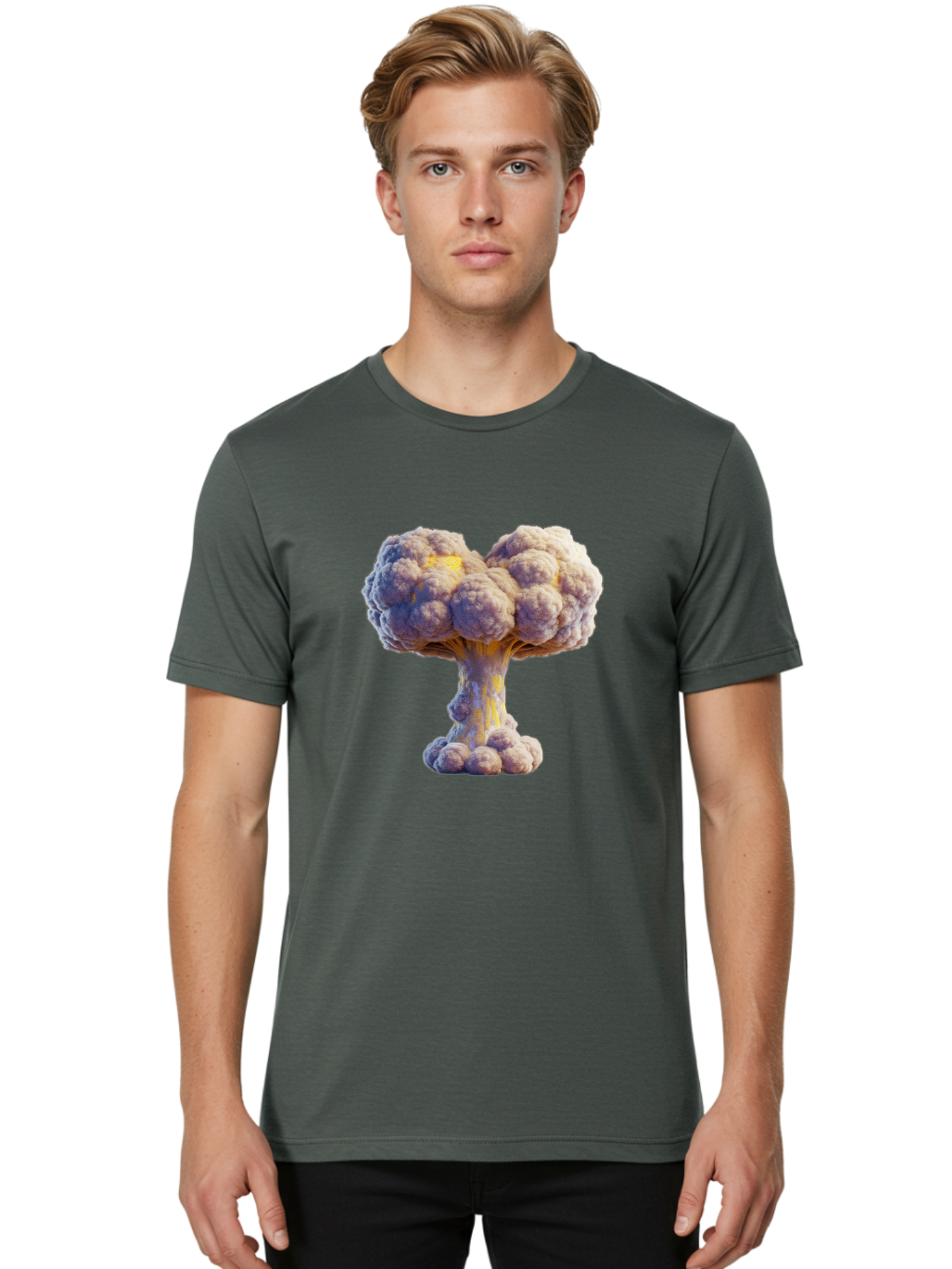 Nuclear-Explosion Men'S Graphic Tee, 100% Cotton, Comfortable Casual Summer Wear, Machine Washable, Vintage Camera, Old Camera, Antique Camera, Black Camera, Classic Photography, Photography Equipment, Nostalgic Device, Film Camera, Camera Art Bak981