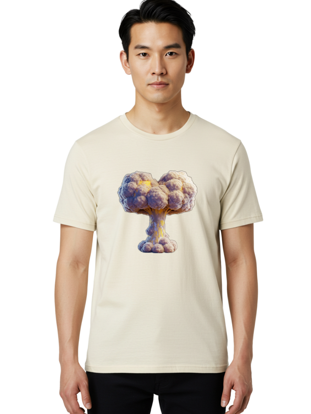 Nuclear-Explosion Men'S Graphic Tee, 100% Cotton, Comfortable Casual Summer Wear, Machine Washable, Vintage Camera, Old Camera, Antique Camera, Black Camera, Classic Photography, Photography Equipment, Nostalgic Device, Film Camera, Camera Art Bak981
