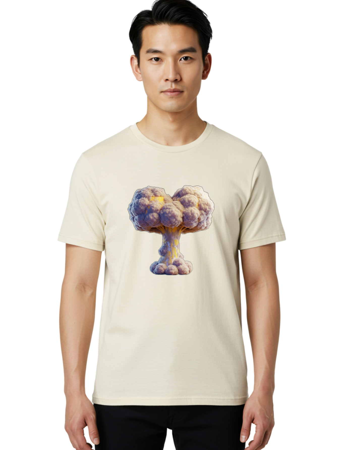 Nuclear-Explosion Men'S Graphic Tee, 100% Cotton, Comfortable Casual Summer Wear, Machine Washable, Vintage Camera, Old Camera, Antique Camera, Black Camera, Classic Photography, Photography Equipment, Nostalgic Device, Film Camera, Camera Art Bak981