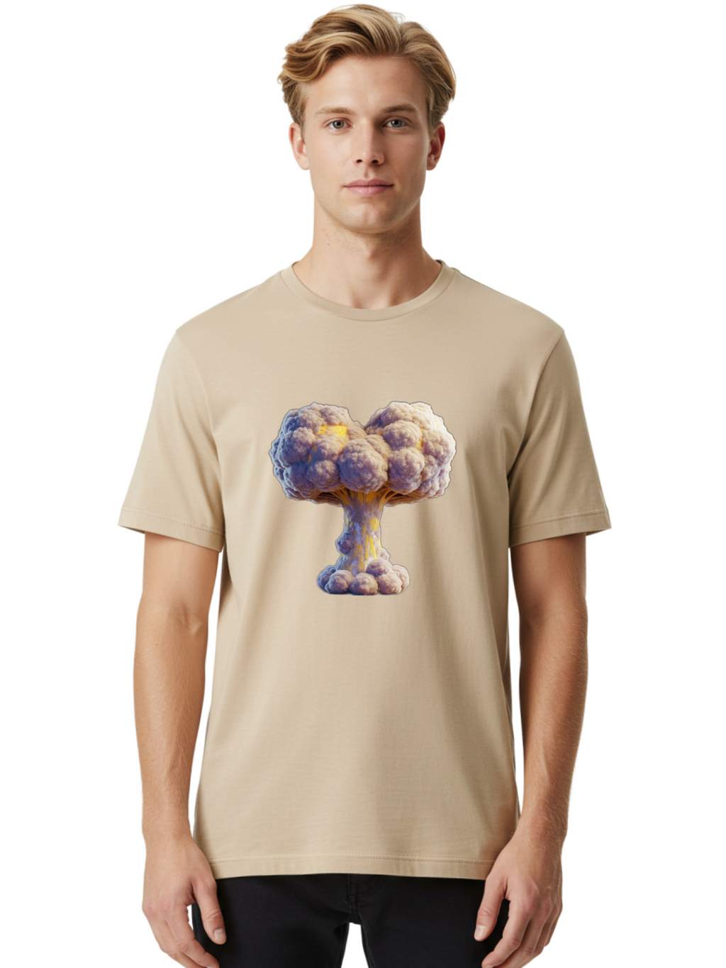 Nuclear-Explosion Men'S Graphic Tee, 100% Cotton, Comfortable Casual Summer Wear, Machine Washable, Vintage Camera, Old Camera, Antique Camera, Black Camera, Classic Photography, Photography Equipment, Nostalgic Device, Film Camera, Camera Art Bak981