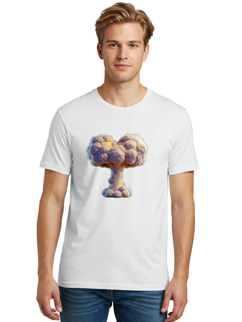 Nuclear-Explosion Men'S Graphic Tee, 100% Cotton, Comfortable Casual Summer Wear, Machine Washable, Vintage Camera, Old Camera, Antique Camera, Black Camera, Classic Photography, Photography Equipment, Nostalgic Device, Film Camera, Camera Art Bak981