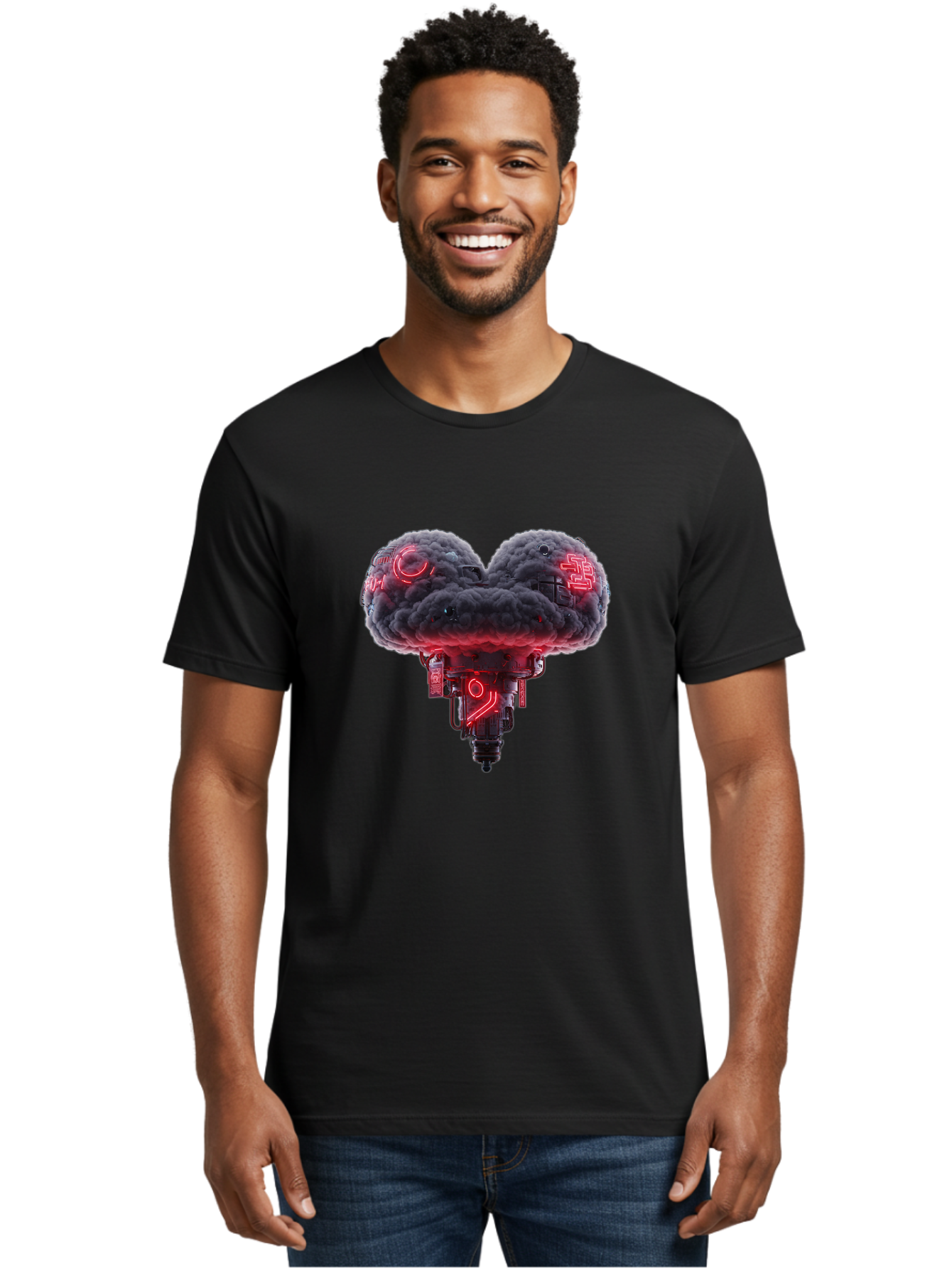 Nuclear-Mushroom-Cloud Men'S Graphic Tee, 100% Cotton, Comfortable Casual Summer Wear, Machine Washable, Vintage Camera, Old Camera, Antique Camera, Black Camera, Classic Photography, Photography Equipment, Nostalgic Device, Film Camera, Bak982