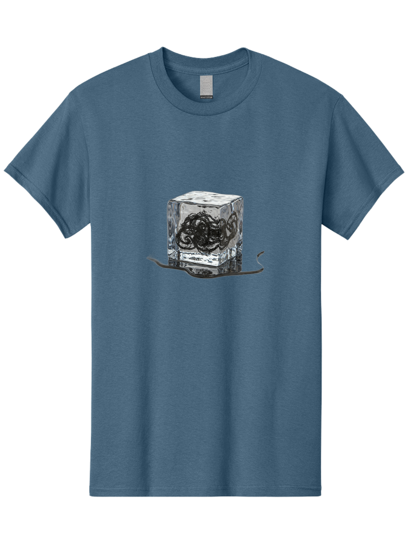 Octopus-In-Ice-Cube Men'S Graphic Tee, 100% Cotton, Comfortable Casual Summer Wear, Machine Washable, Vintage Camera, Old Camera, Antique Camera, Black Camera, Classic Photography, Photography Equipment, Nostalgic Device, Film Camera, Bak992