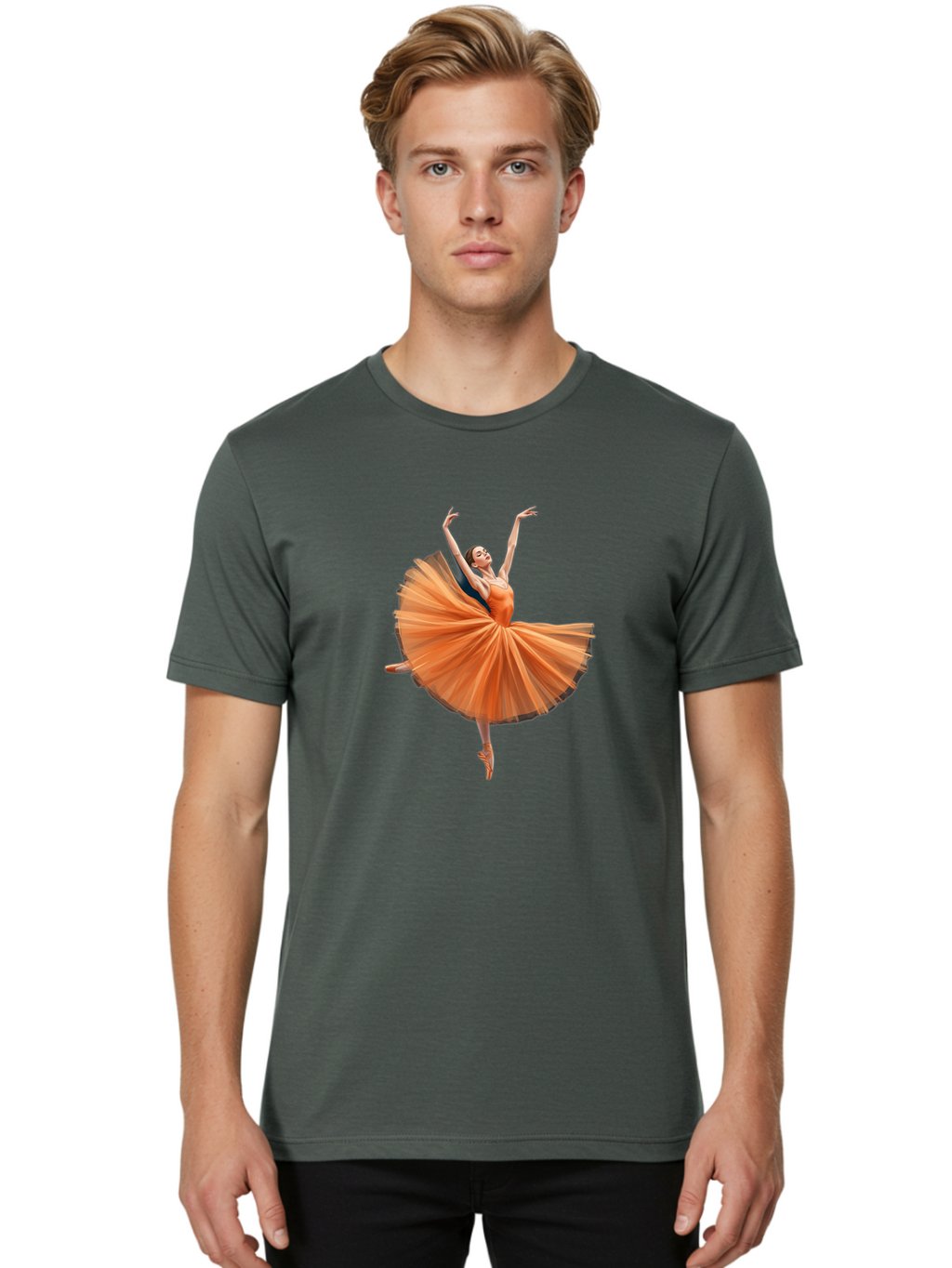 Orange-Ballerina Men'S Graphic Tee, 100% Cotton, Comfortable Casual Summer Wear, Machine Washable, Vintage Camera, Old Camera, Antique Camera, Black Camera, Classic Photography, Photography Equipment, Nostalgic Device, Film Camera, Camera Art Bal001