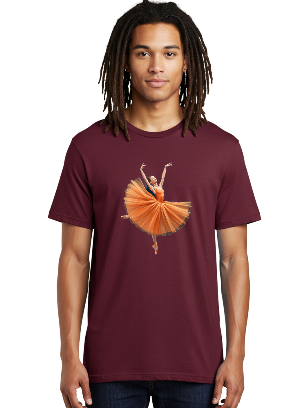 Orange-Ballerina Men'S Graphic Tee, 100% Cotton, Comfortable Casual Summer Wear, Machine Washable, Vintage Camera, Old Camera, Antique Camera, Black Camera, Classic Photography, Photography Equipment, Nostalgic Device, Film Camera, Camera Art Bal001