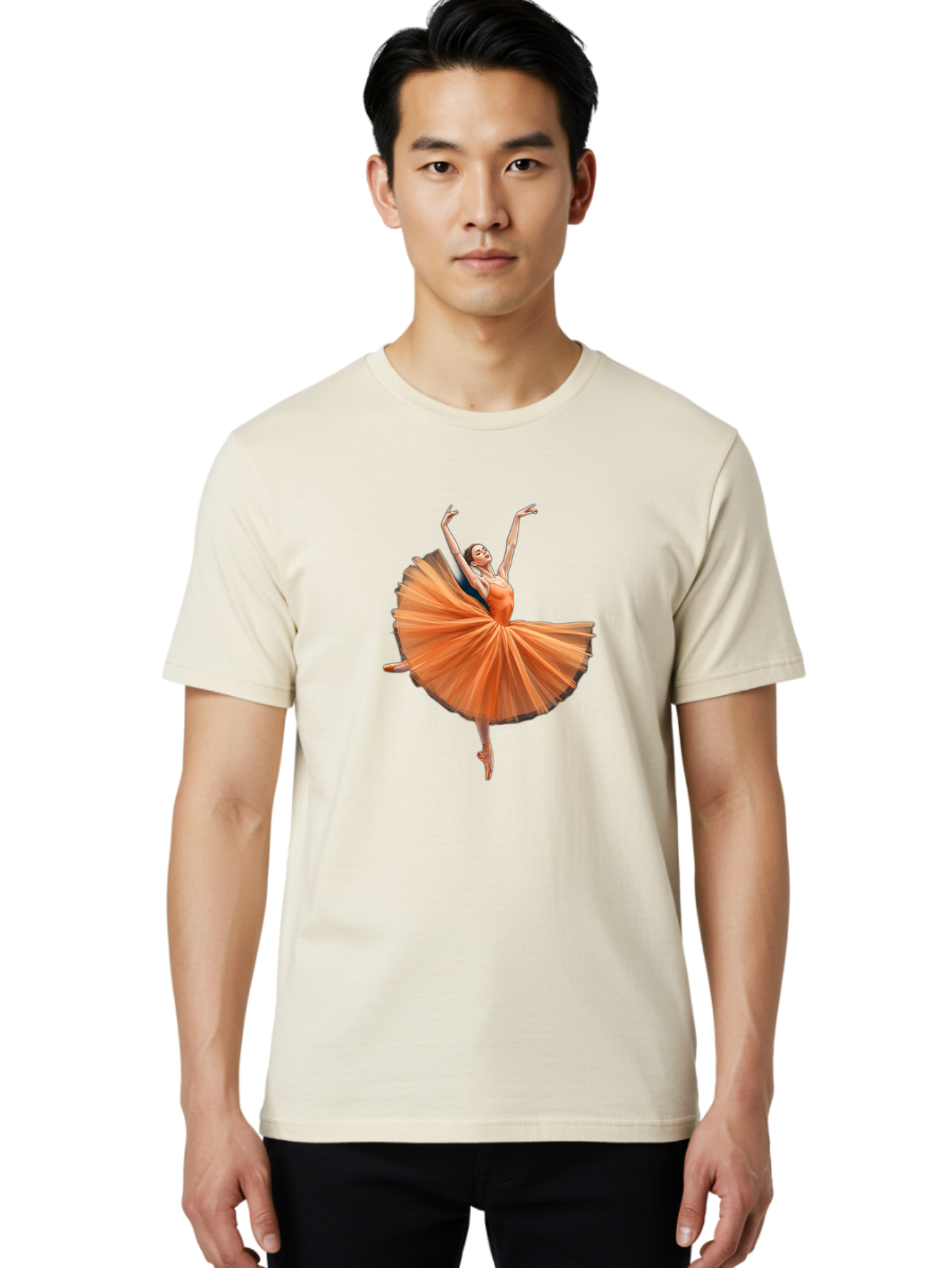 Orange-Ballerina Men'S Graphic Tee, 100% Cotton, Comfortable Casual Summer Wear, Machine Washable, Vintage Camera, Old Camera, Antique Camera, Black Camera, Classic Photography, Photography Equipment, Nostalgic Device, Film Camera, Camera Art Bal001
