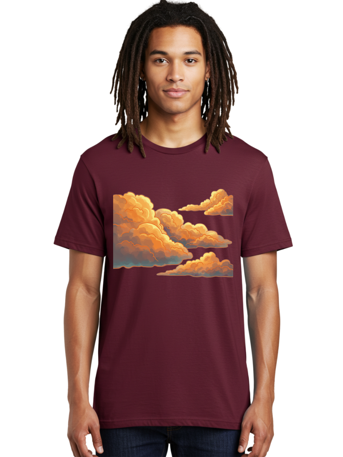 Orange-Clouds Men'S Graphic Tee, 100% Cotton, Comfortable Casual Summer Wear, Machine Washable, Vintage Camera, Old Camera, Antique Camera, Black Camera, Classic Photography, Photography Equipment, Nostalgic Device, Film Camera, Camera Art Bal002