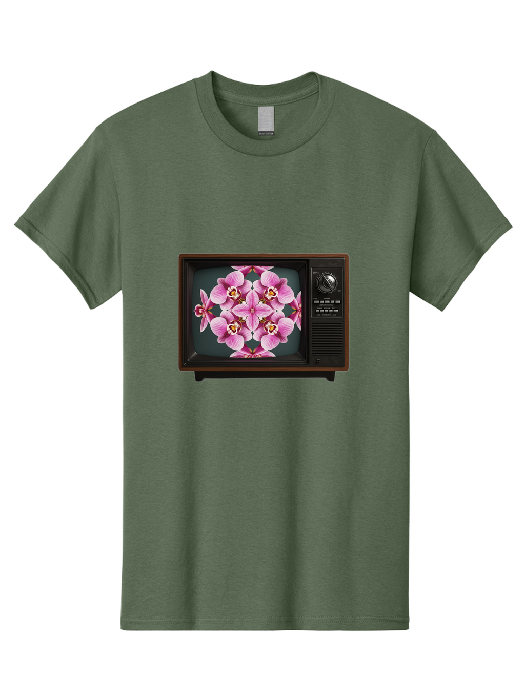 Orchids-On-Tv Men'S Graphic Tee, 100% Cotton, Comfortable Casual Summer Wear, Machine Washable, Vintage Camera, Old Camera, Antique Camera, Black Camera, Classic Photography, Photography Equipment, Nostalgic Device, Film Camera, Camera Art Bal007