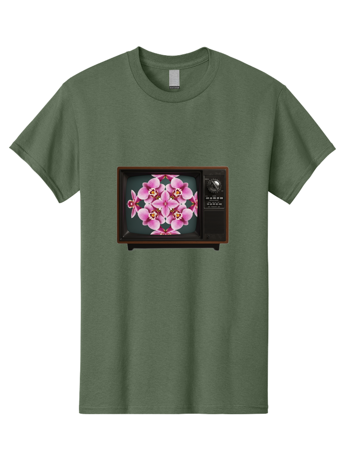Orchids-On-Tv Men'S Graphic Tee, 100% Cotton, Comfortable Casual Summer Wear, Machine Washable, Vintage Camera, Old Camera, Antique Camera, Black Camera, Classic Photography, Photography Equipment, Nostalgic Device, Film Camera, Camera Art Bal007