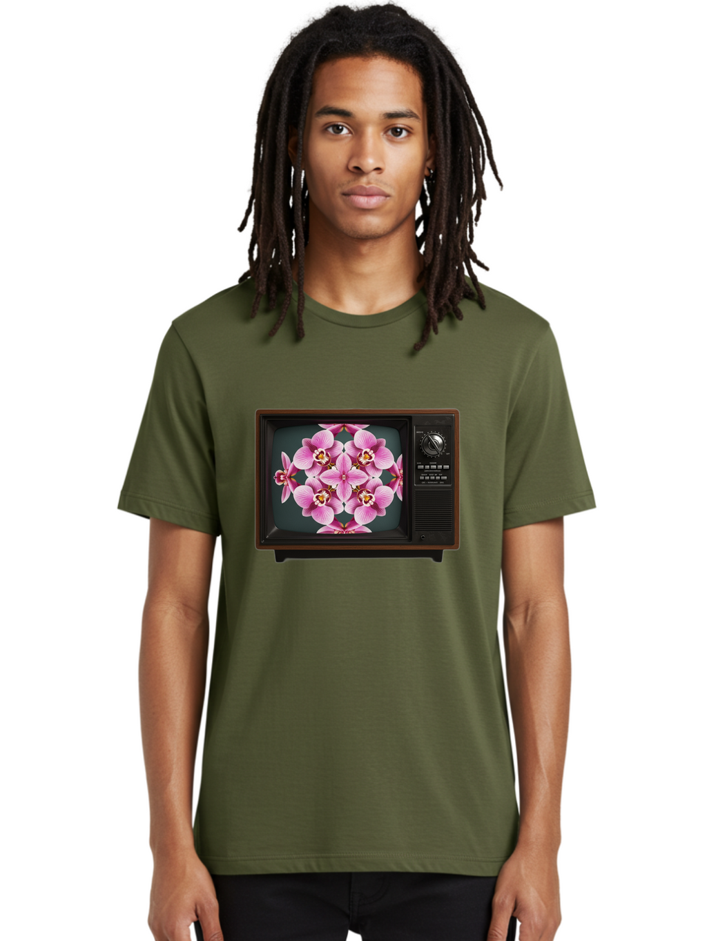 Orchids-On-Tv Men'S Graphic Tee, 100% Cotton, Comfortable Casual Summer Wear, Machine Washable, Vintage Camera, Old Camera, Antique Camera, Black Camera, Classic Photography, Photography Equipment, Nostalgic Device, Film Camera, Camera Art Bal007