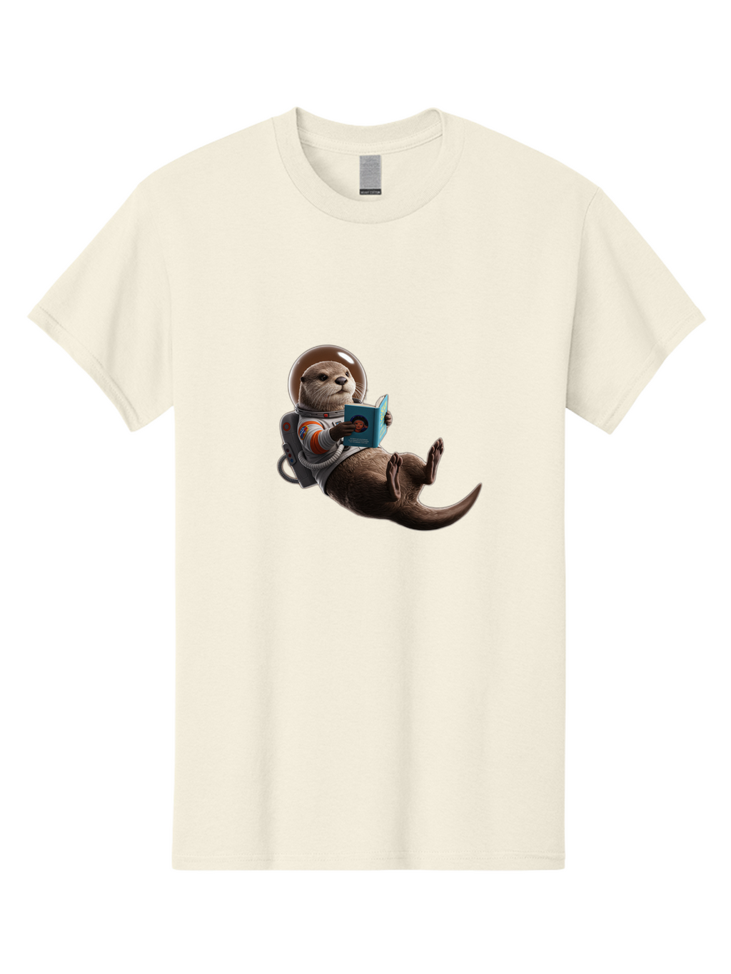 Otter-In-Spacesuit-Reading-Book Men'S Graphic Tee, 100% Cotton, Comfortable Casual Summer Wear, Machine Washable, Vintage Camera, Old Camera, Antique Camera, Black Camera, Classic Photography, Photography Equipment, Nostalgic Device, Bal010