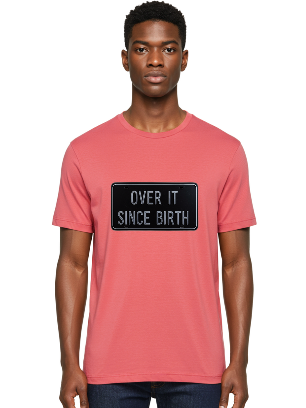 Over-It-Since-Birth-2 Men'S Graphic Tee, 100% Cotton, Comfortable Casual Summer Wear, Machine Washable, Vintage Camera, Old Camera, Antique Camera, Black Camera, Classic Photography, Photography Equipment, Nostalgic Device, Film Camera, Bal014