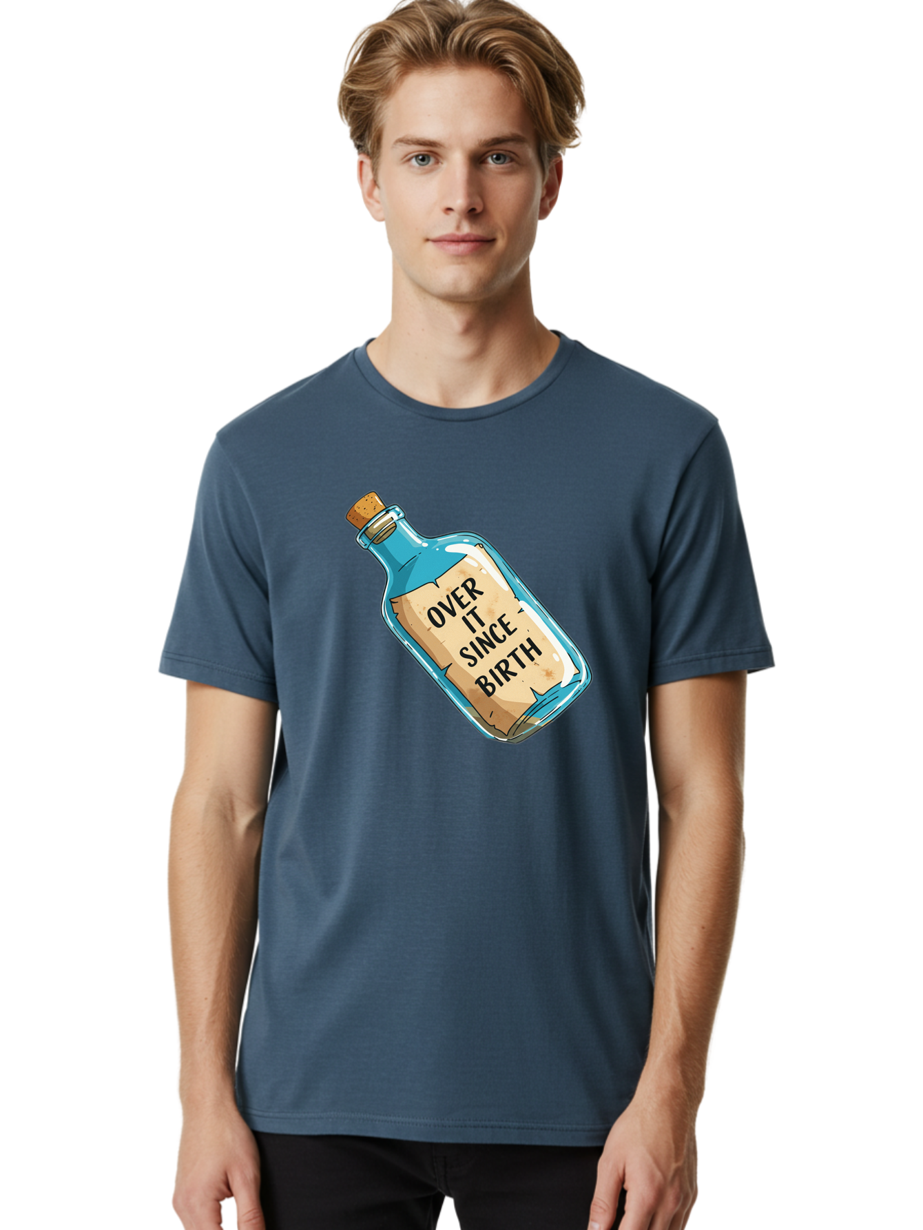 Over-It-Since-Birth-3 Men'S Graphic Tee, 100% Cotton, Comfortable Casual Summer Wear, Machine Washable, Vintage Camera, Old Camera, Antique Camera, Black Camera, Classic Photography, Photography Equipment, Nostalgic Device, Film Camera, Bal015