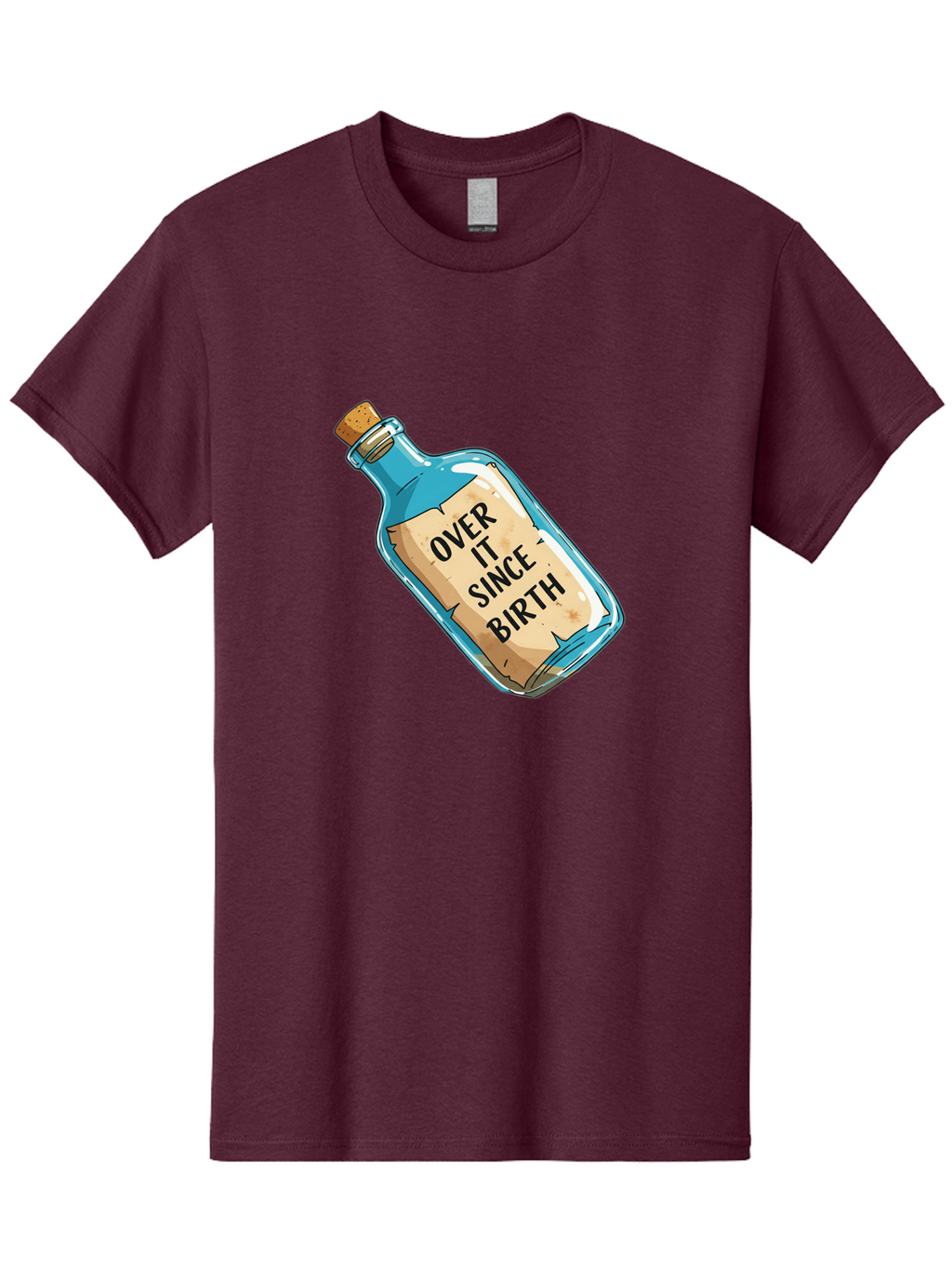 Over-It-Since-Birth-3 Men'S Graphic Tee, 100% Cotton, Comfortable Casual Summer Wear, Machine Washable, Vintage Camera, Old Camera, Antique Camera, Black Camera, Classic Photography, Photography Equipment, Nostalgic Device, Film Camera, Bal015