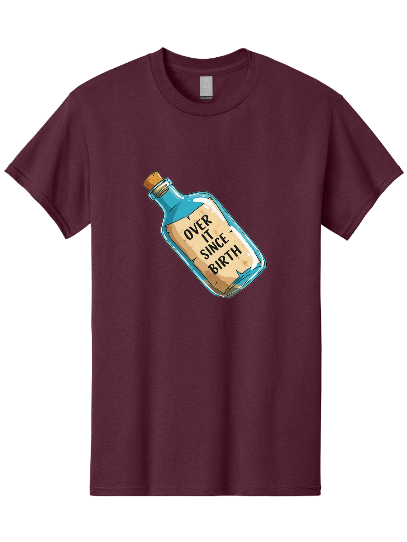 Over-It-Since-Birth-3 Men'S Graphic Tee, 100% Cotton, Comfortable Casual Summer Wear, Machine Washable, Vintage Camera, Old Camera, Antique Camera, Black Camera, Classic Photography, Photography Equipment, Nostalgic Device, Film Camera, Bal015